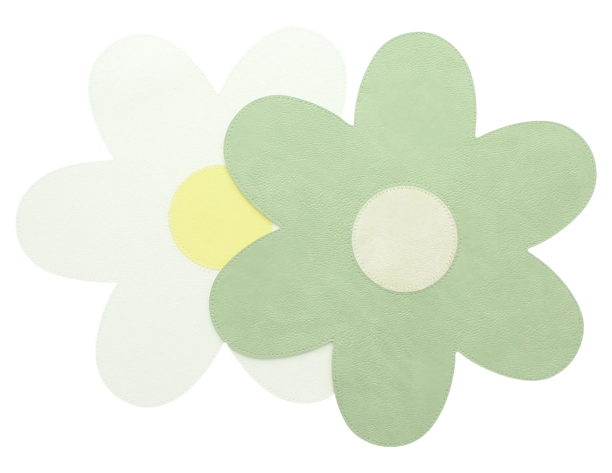 Acheter Lot de 2 sets de table " fleurs"  dans la boutique en ligne de Frank Flechtwaren pour Nature et vert