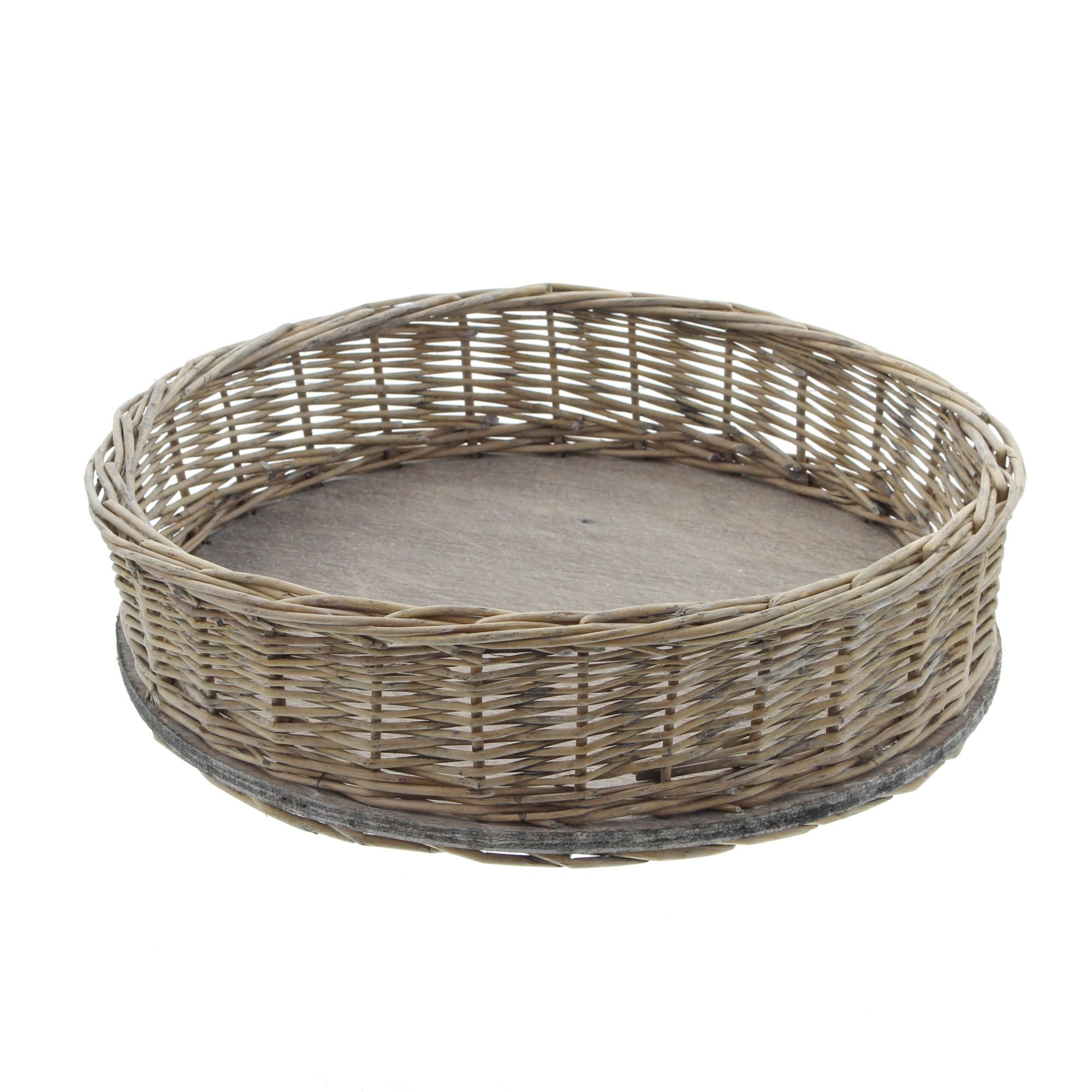 Acheter Plateau tressé, rond  dans la boutique en ligne de Frank Flechtwaren pour Paniers plateau