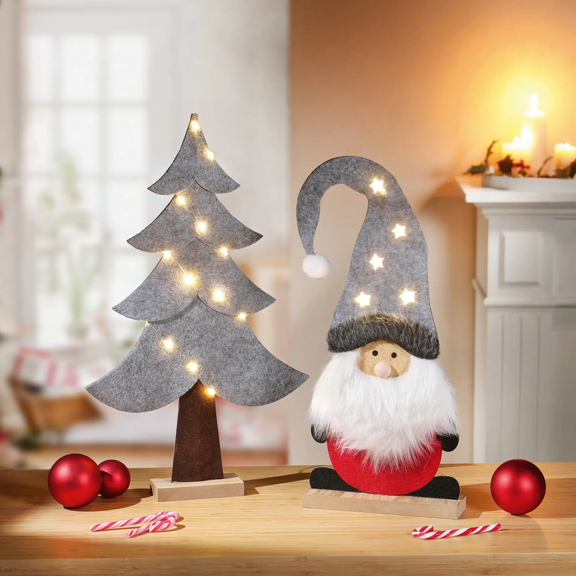 Acheter Sapin à LED "feutrine"  dans la boutique en ligne de Frank Flechtwaren