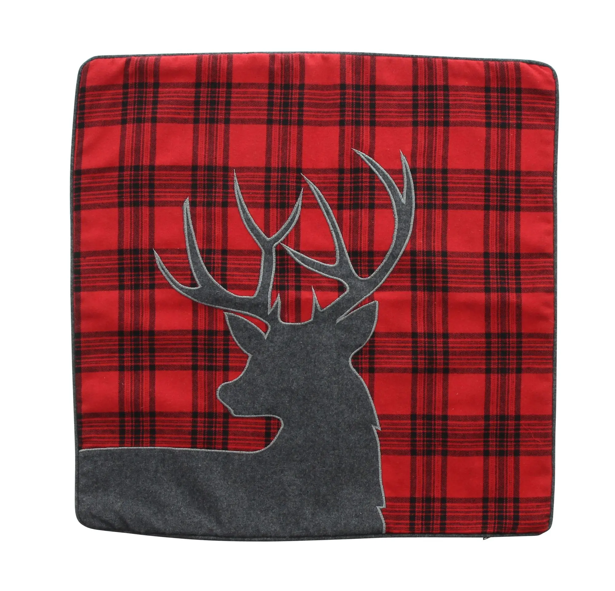 Acheter Housse de coussin "cerf -carreaux" dans la boutique en ligne de Frank Flechtwaren pour Coussins & remplissages Acheter Housse de coussin "cerf -carreaux" dans la boutique en ligne de Frank Flechtwaren pour Coussins & remplissages