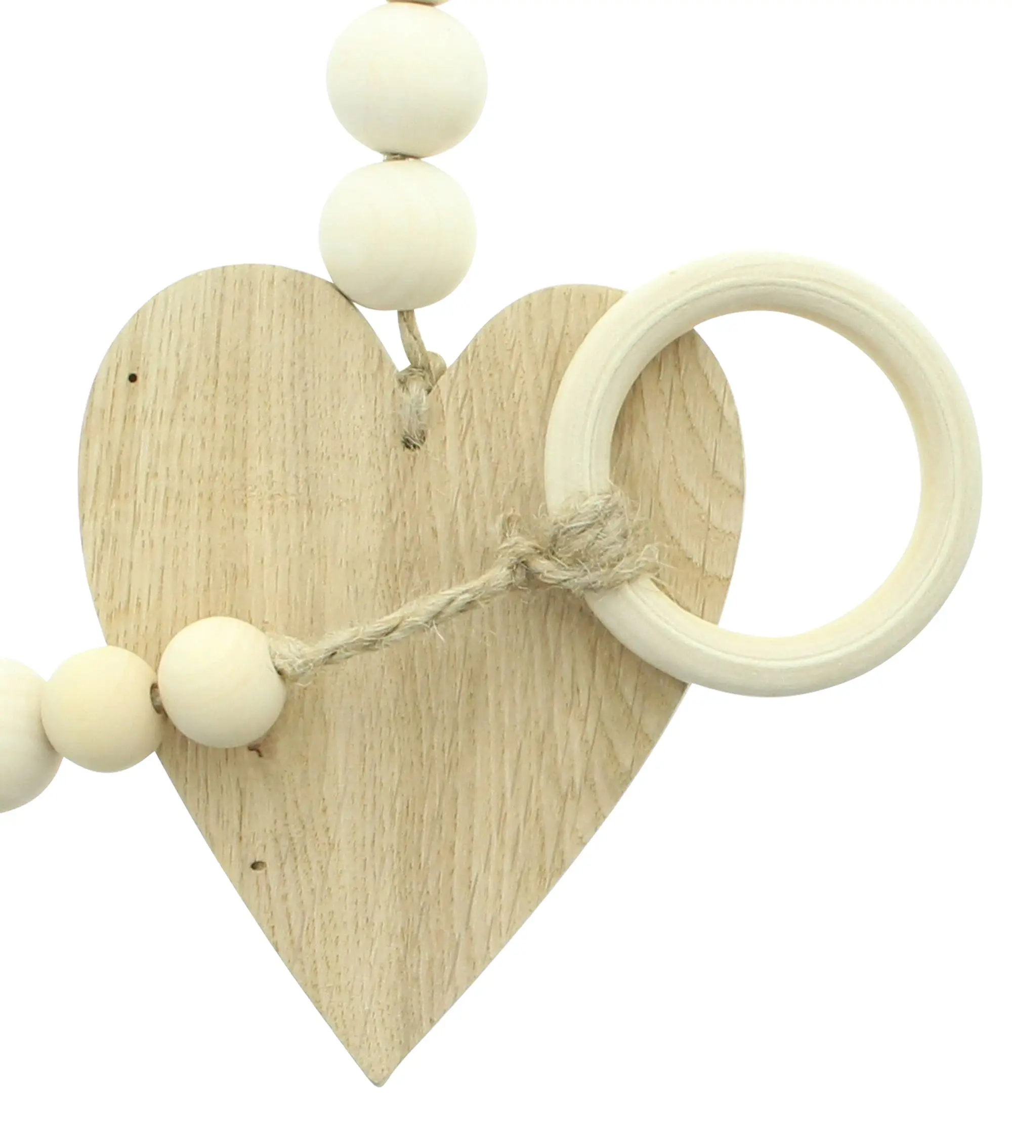 Acheter Lot de 2 pendentifs "perles en bois"  dans la boutique en ligne de Frank Flechtwaren pour Suspensions décoratives