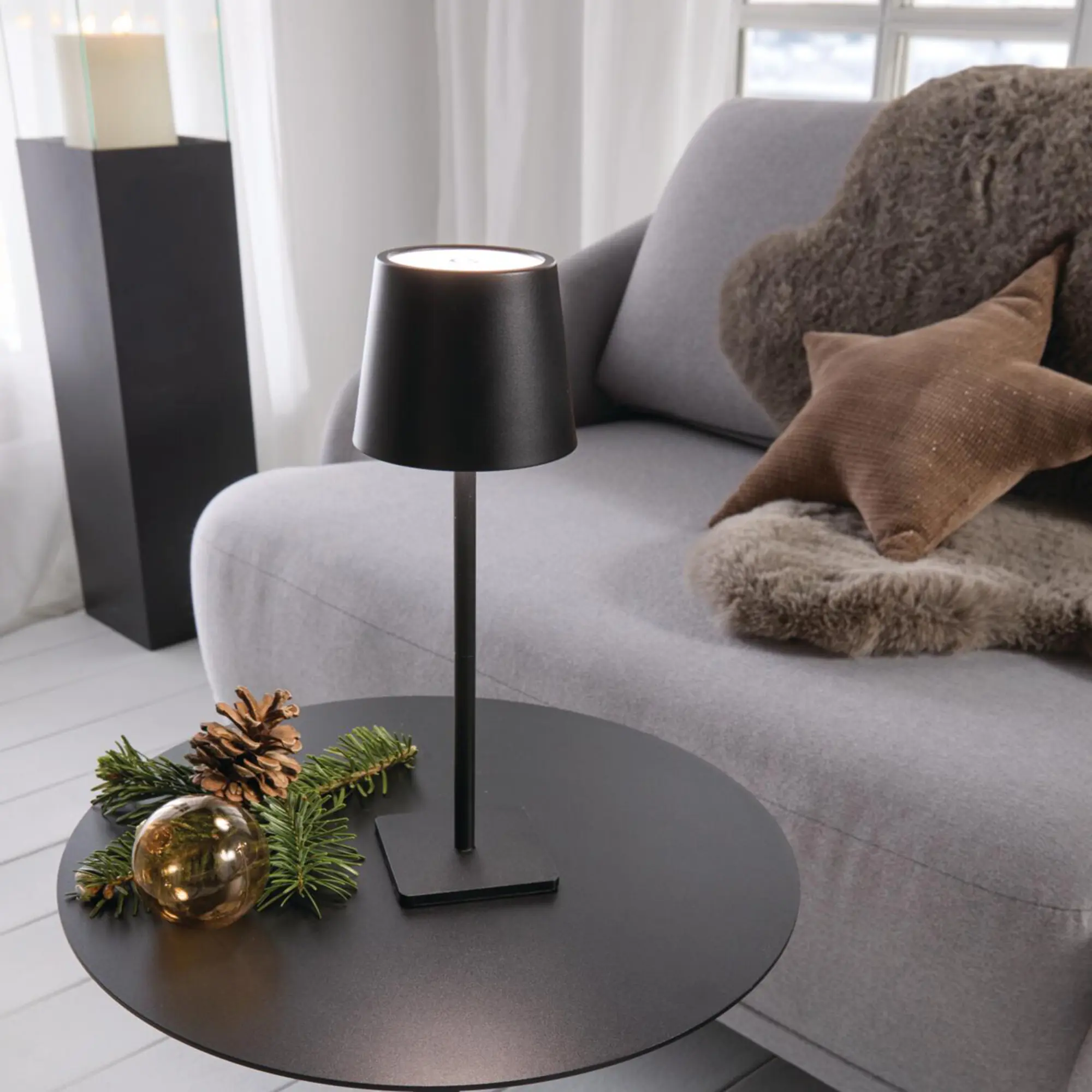 Acheter Lampe de table LED « Black Touch » dans la boutique en ligne de Frank Flechtwaren