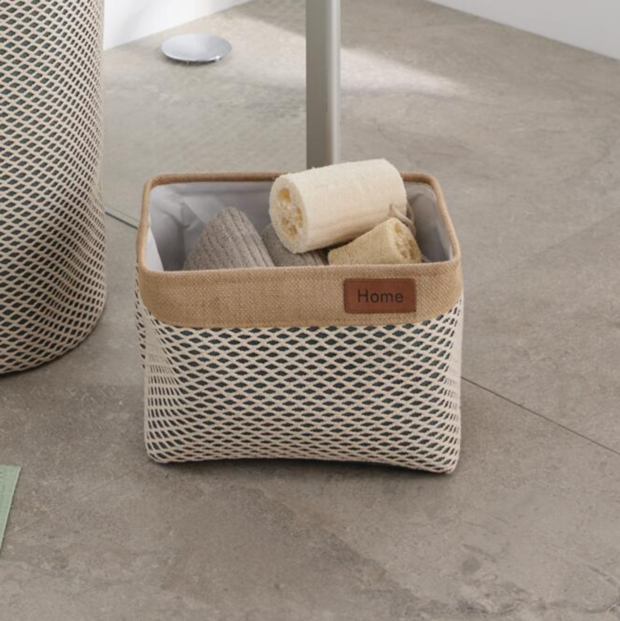 Acheter Panier en tissu "Home" PM  dans la boutique en ligne de Frank Flechtwaren pour Nouvel arrivage