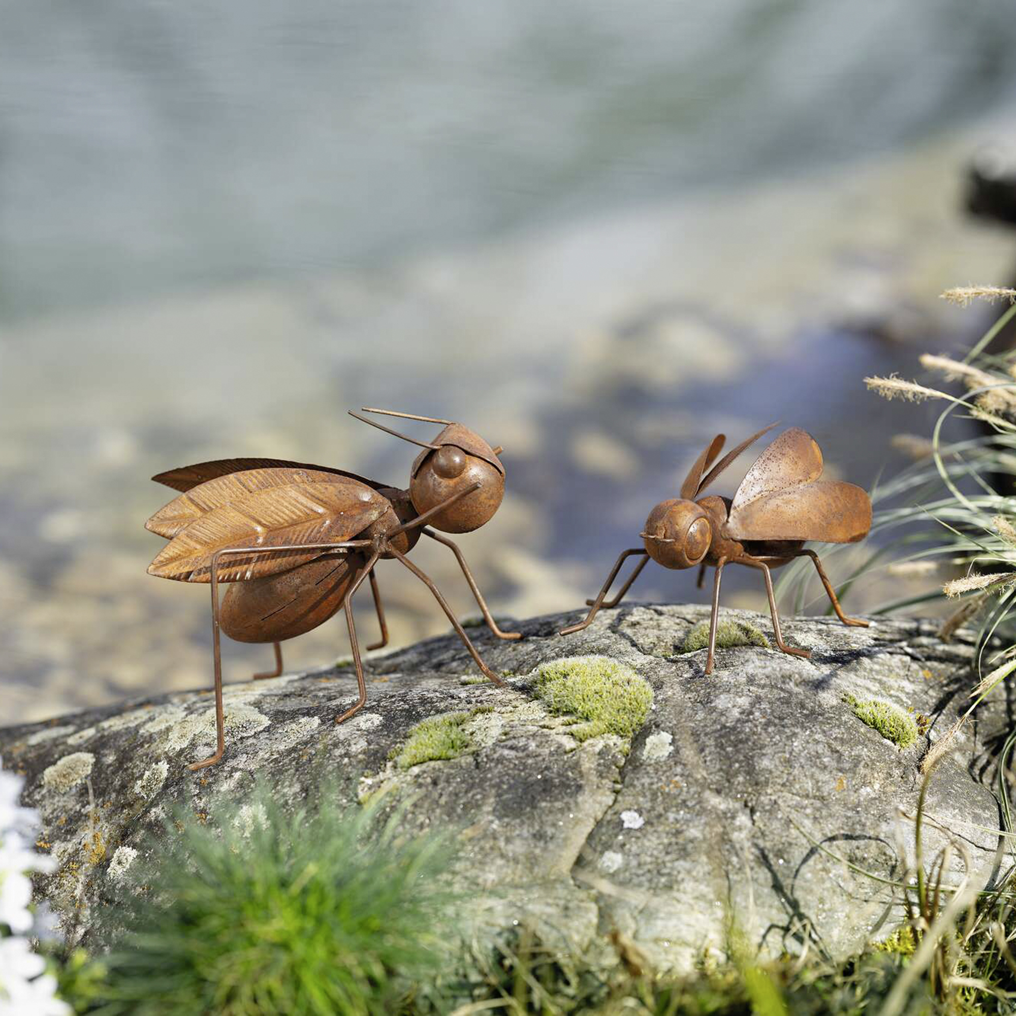 Acheter Lot de 2 figurines de jardin "insecte"  dans la boutique en ligne de Frank Flechtwaren