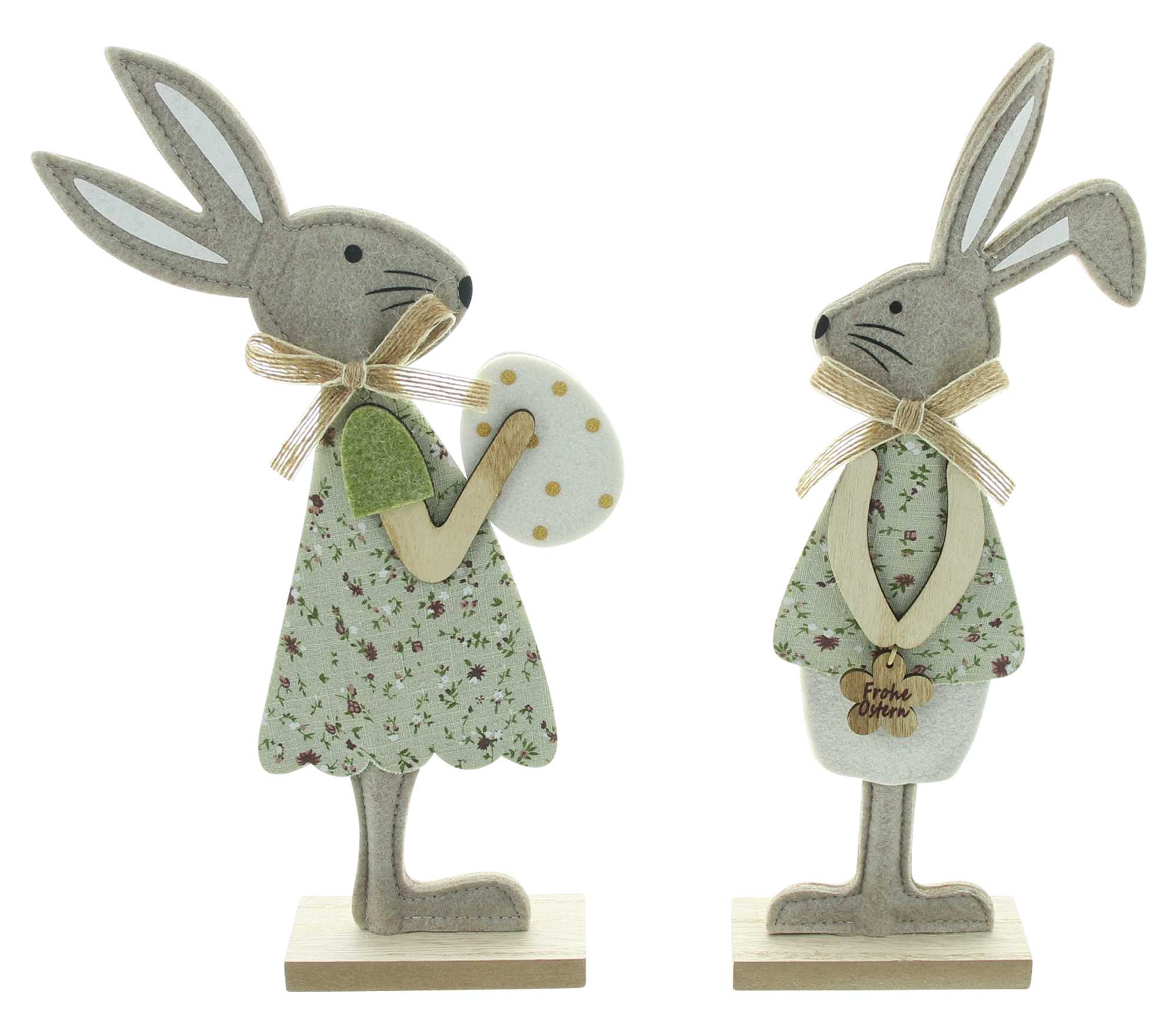 Acheter Lot de 2 lapins "Pretty"  dans la boutique en ligne de Frank Flechtwaren pour Lapin &amp; co