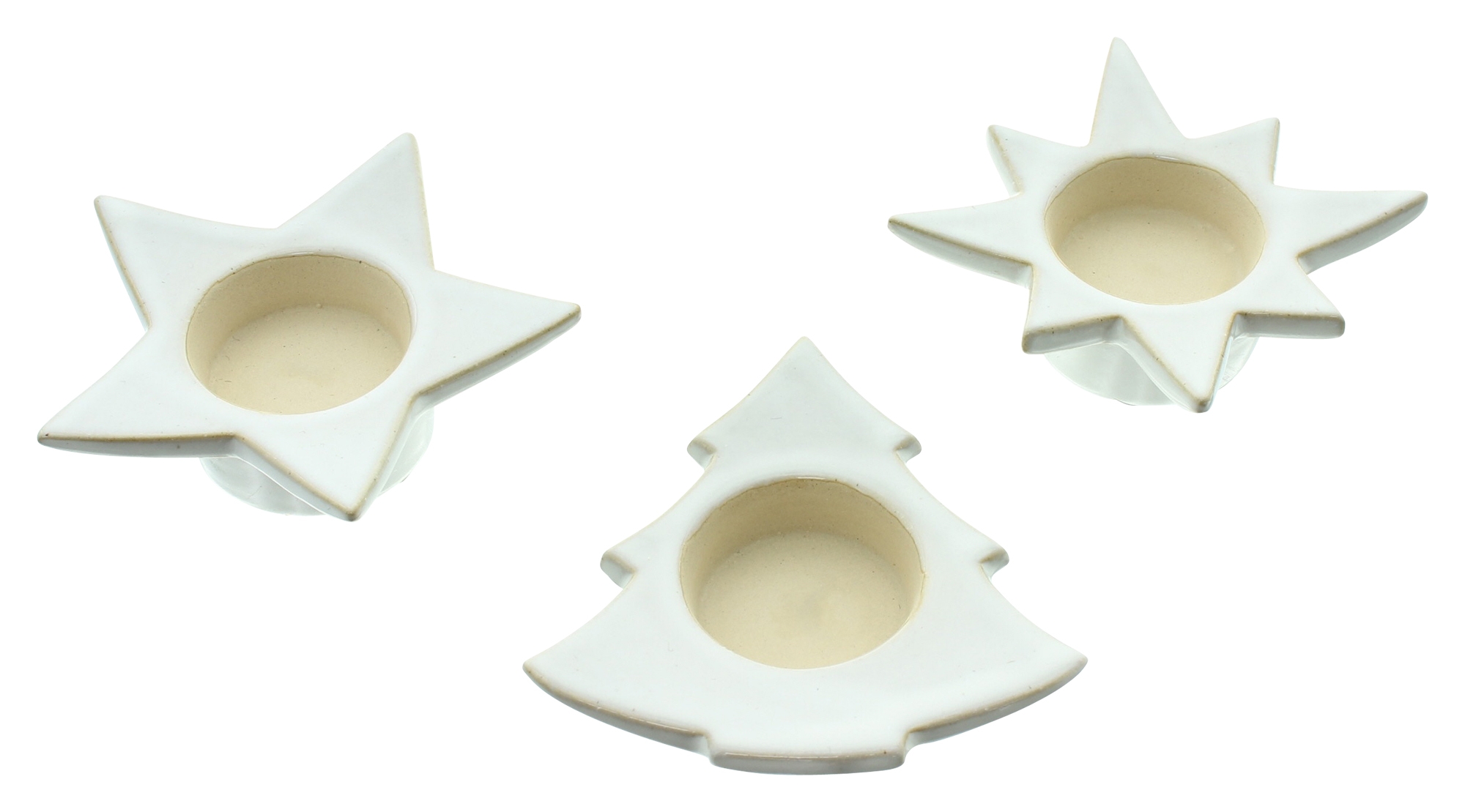 Acheter Lot de 3 bougeoirs "Christmas-Time"  dans la boutique en ligne de Frank Flechtwaren pour Noël