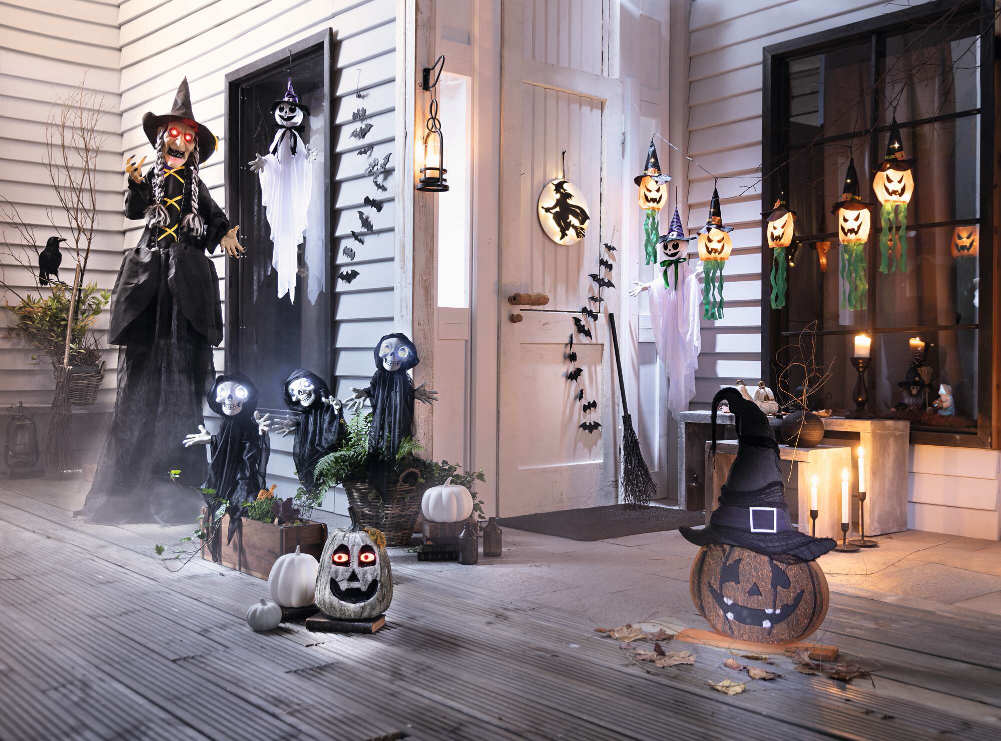 Acheter Décoration en bois " balai de sorcière"  dans la boutique en ligne de Frank Flechtwaren pour Automne