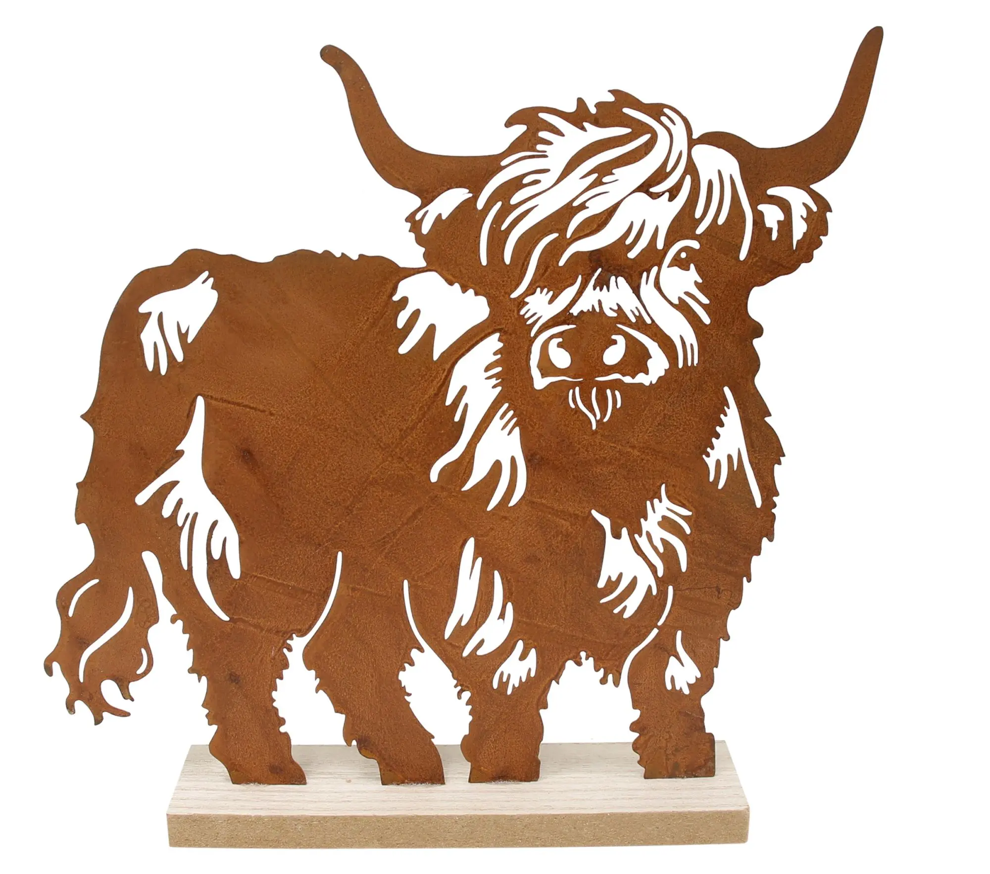 Acheter Figurine décorative « Taureau »  dans la boutique en ligne de Frank Flechtwaren pour Chalet