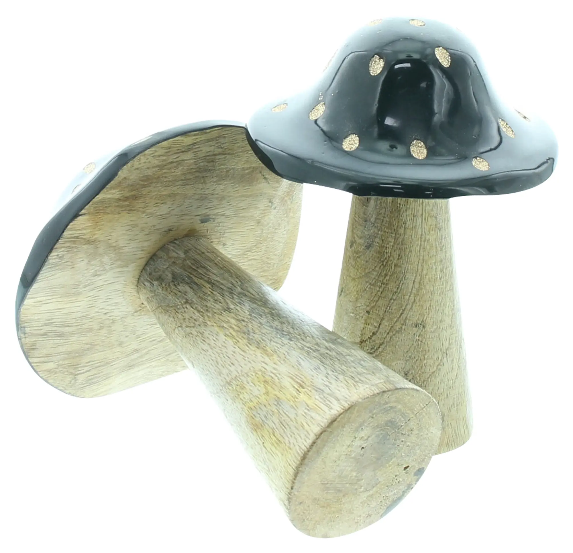 Acheter Lot de 2 champignons "Blacky"  dans la boutique en ligne de Frank Flechtwaren pour Champignons