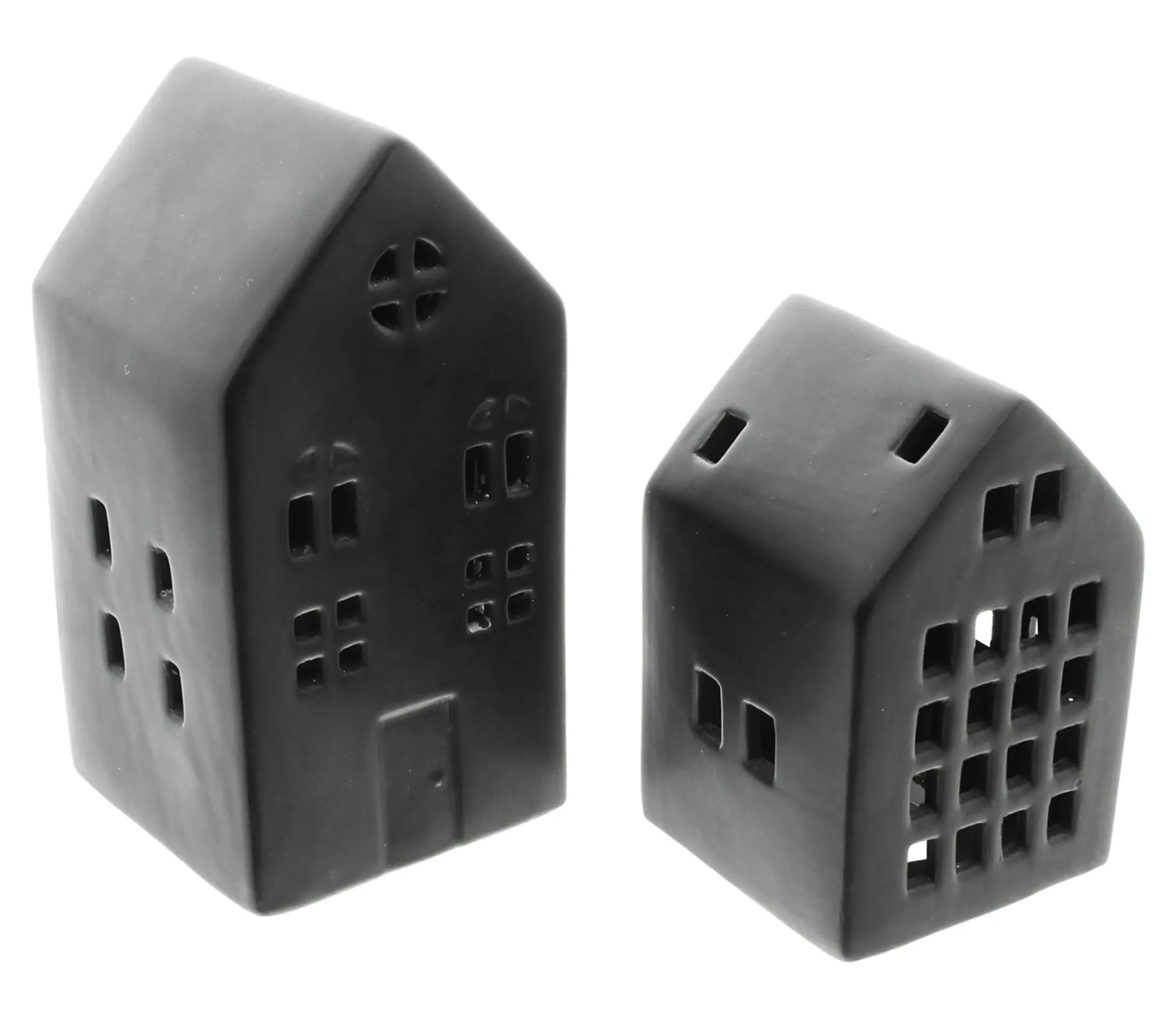 Acheter Lot de 2 maisons LED "Black"  dans la boutique en ligne de Frank Flechtwaren pour Pâques