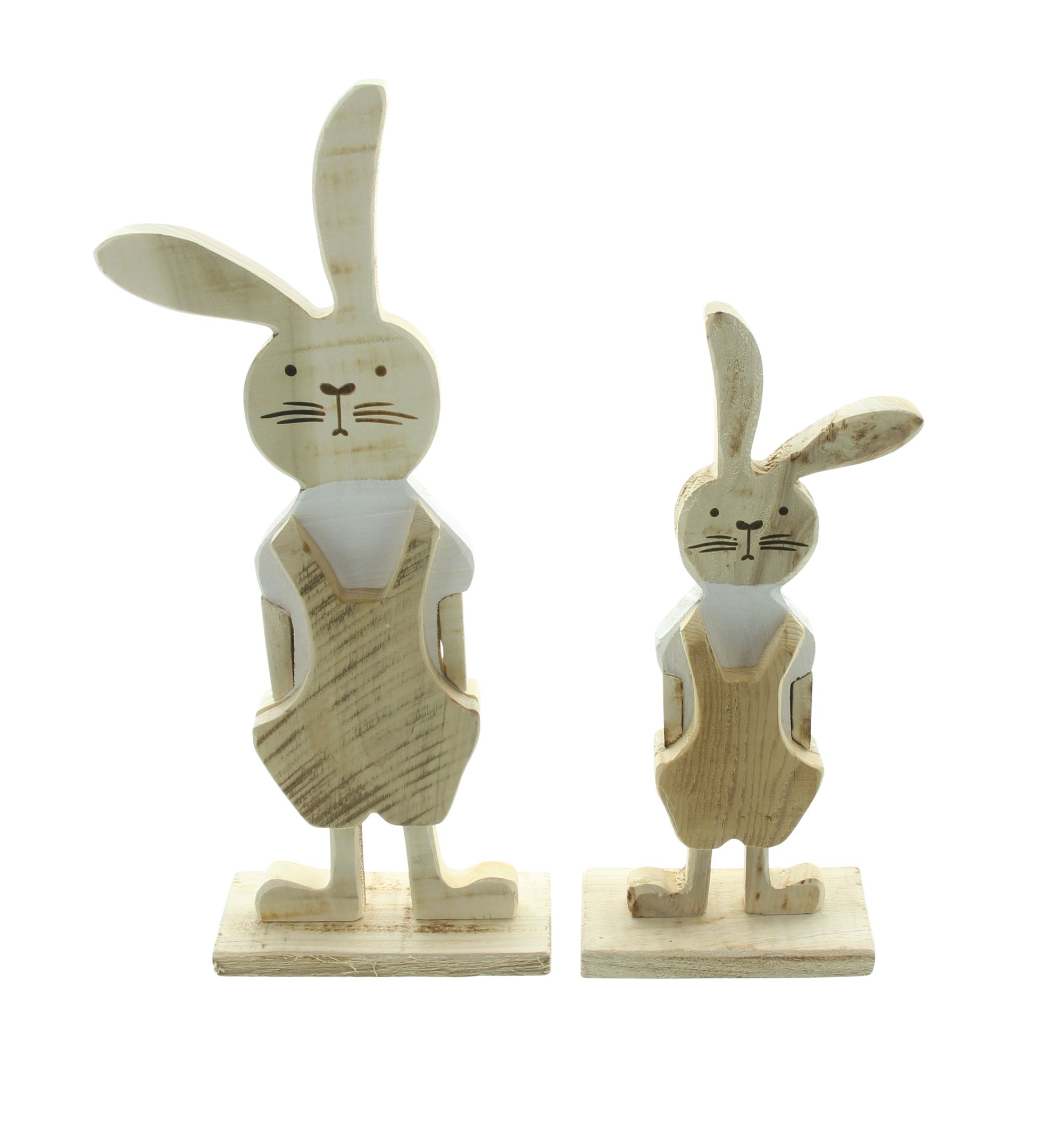 Acheter Lot de 2 lapins "bretelles"  dans la boutique en ligne de Frank Flechtwaren pour Lapin &amp; co