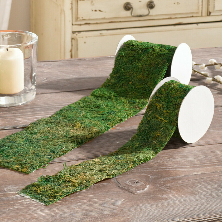 Acheter Lot de 2 bandes de décoration "mousse"  dans la boutique en ligne de Frank Flechtwaren