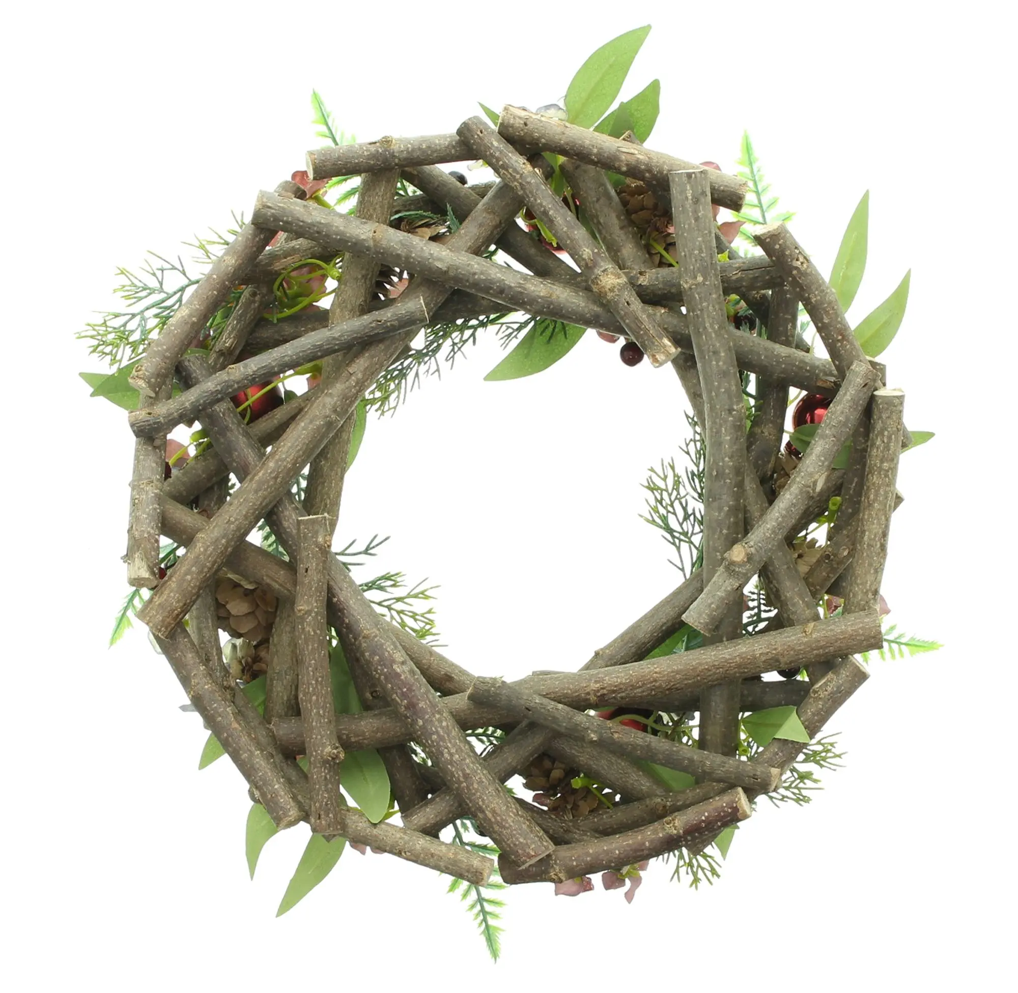 Acheter Couronne « Winter Blossom » dans la boutique en ligne de Frank Flechtwaren pour Couronnes de Noël