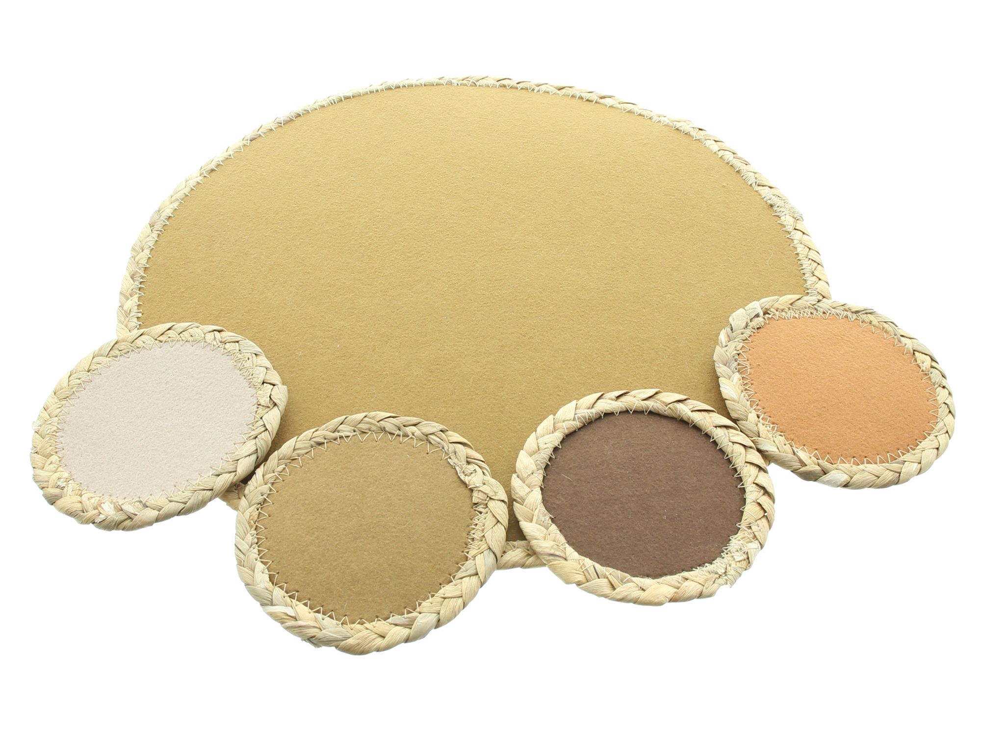 Acheter Lot de 8 sets de table "couleurs naturelles"  dans la boutique en ligne de Frank Flechtwaren pour Automne