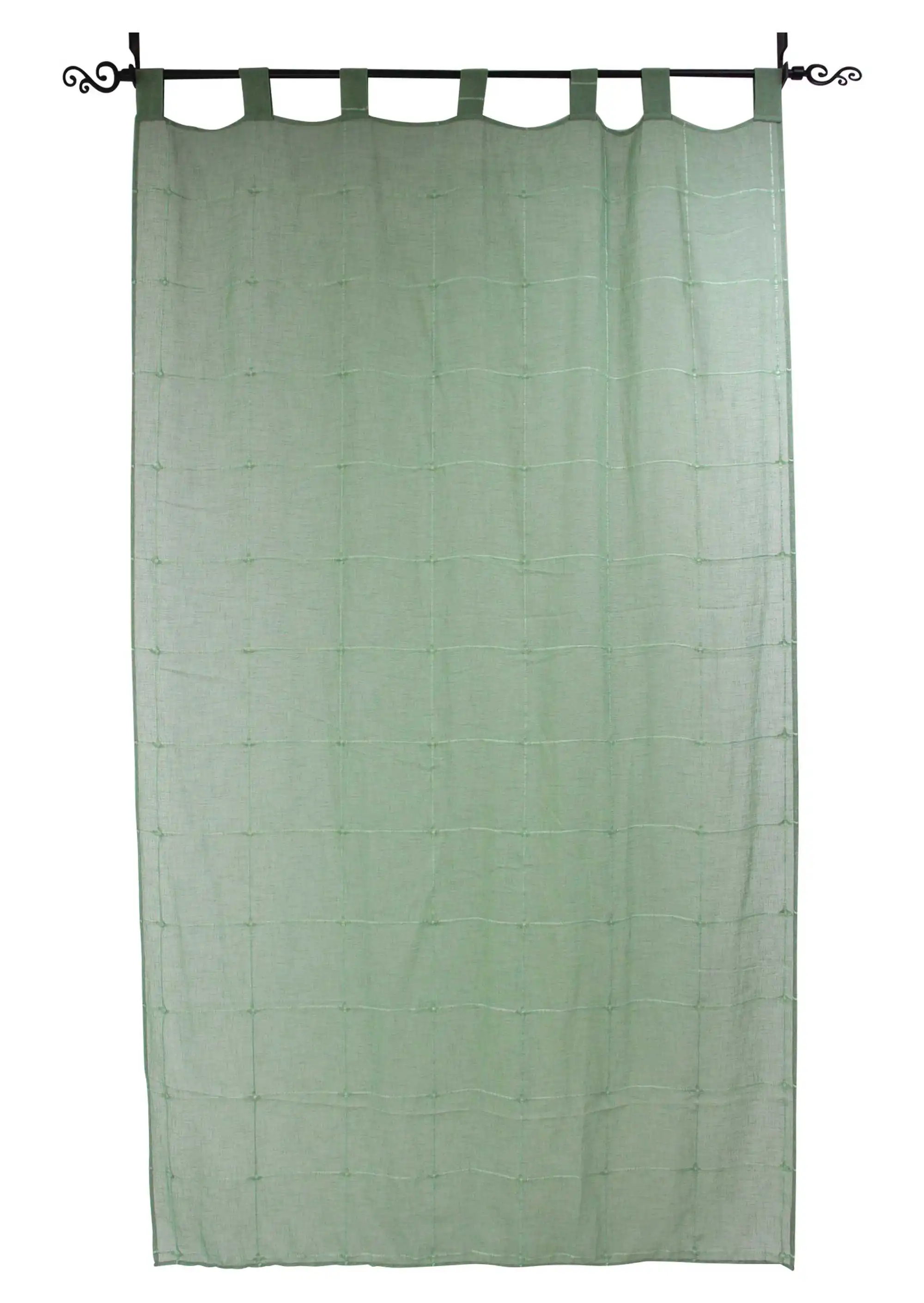 Acheter Rideau "Green Square"  dans la boutique en ligne de Frank Flechtwaren pour Rideaux et foulards