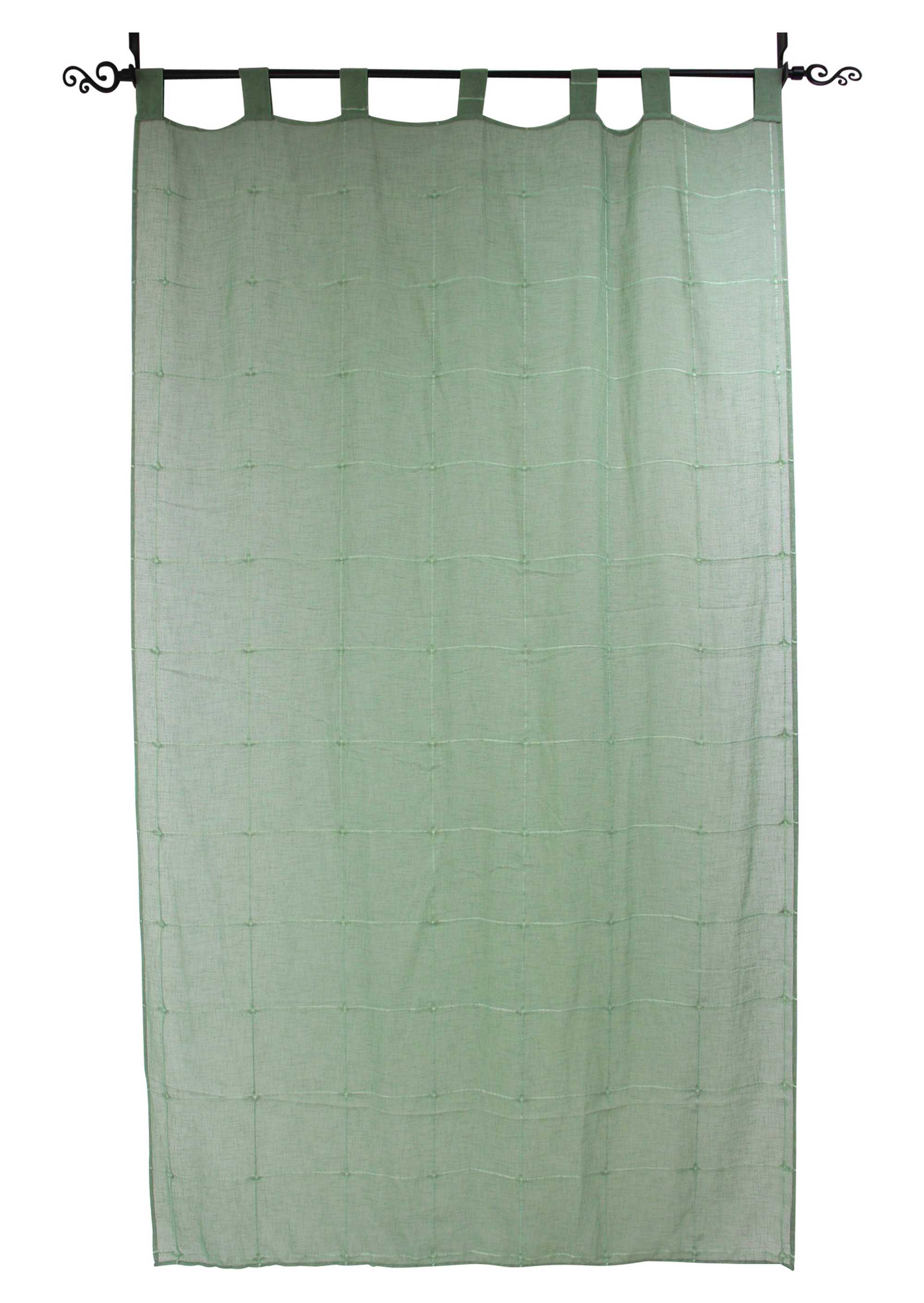 Acheter Rideau "Green Square"  dans la boutique en ligne de Frank Flechtwaren pour Rideaux et foulards