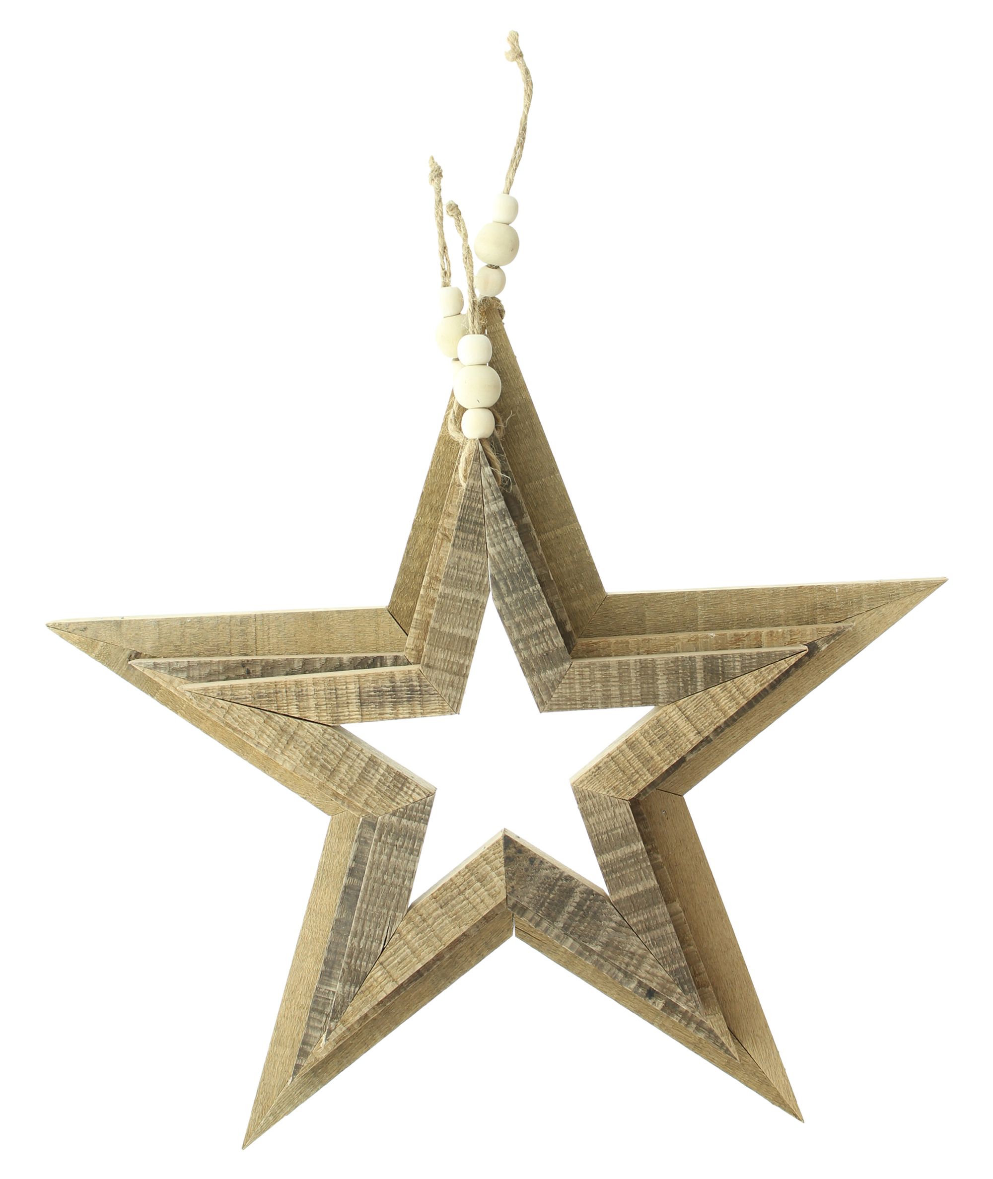 Acheter Lot de 3 suspensions "étoiles"  dans la boutique en ligne de Frank Flechtwaren pour Décorations à suspendre