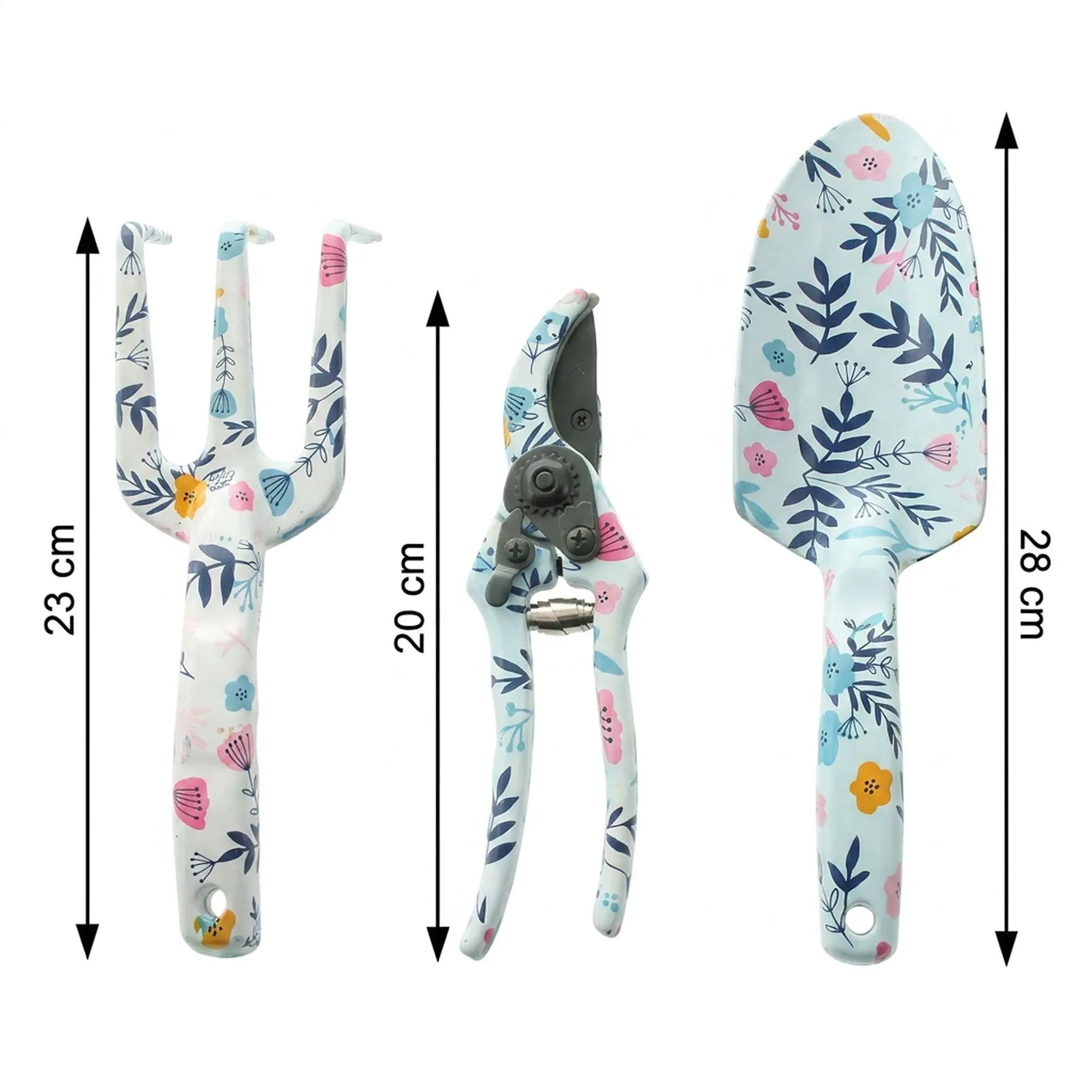 Acheter Lot de 3 accessoires de jardinage "Floral"  dans la boutique en ligne de Frank Flechtwaren pour Aménagement de parterres