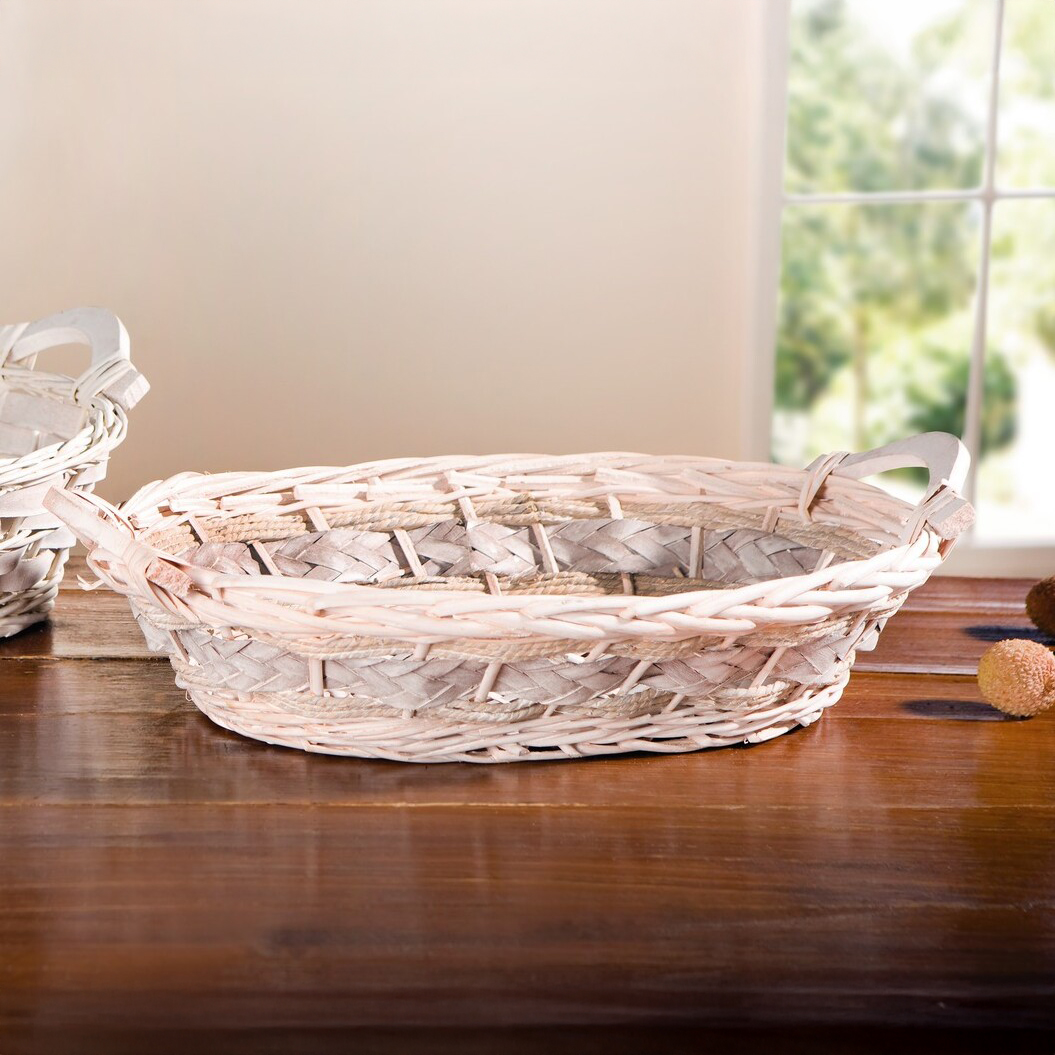 Acheter Coupe déco "cérusé", ovale  dans la boutique en ligne de Frank Flechtwaren