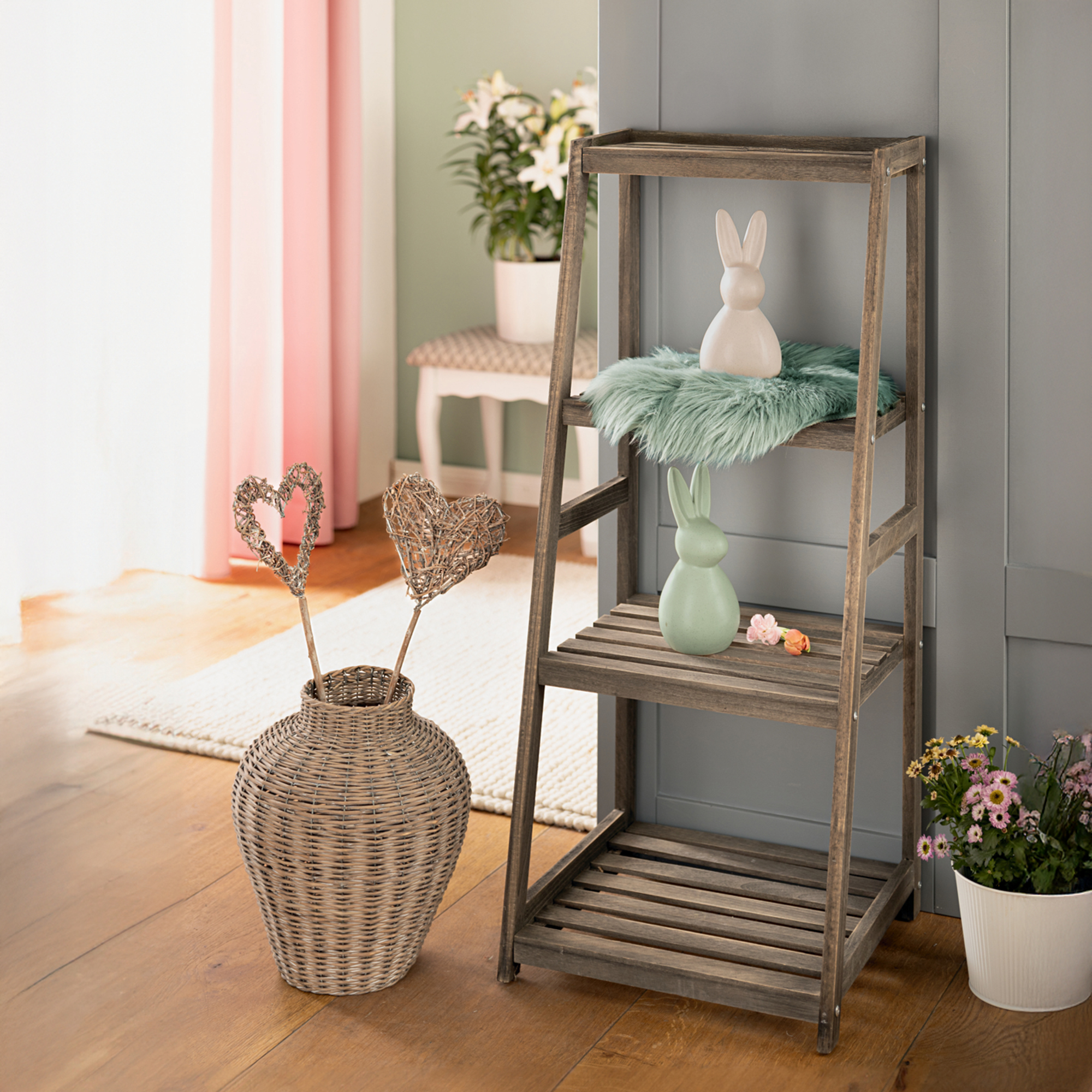 Acheter Lot de 2 lapins "moderne"  dans la boutique en ligne de Frank Flechtwaren pour Lapin &amp; co