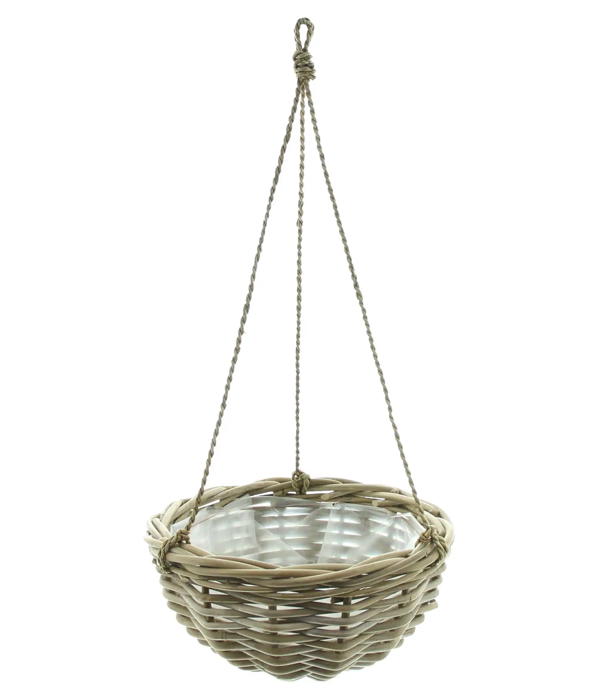Acheter Jardinière suspendue "Koboo Grey"  dans la boutique en ligne de Frank Flechtwaren pour Jardinières corbeilles