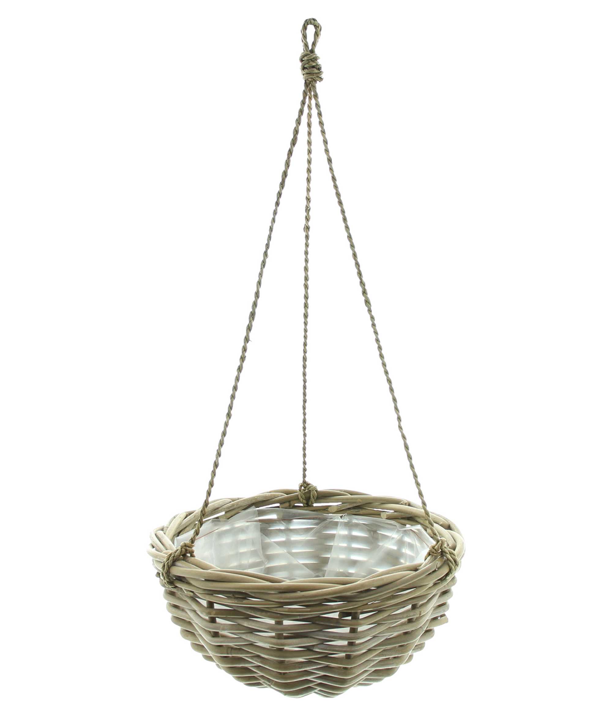 Acheter Jardinière suspendue "Koboo Grey"  dans la boutique en ligne de Frank Flechtwaren pour Jardinières corbeilles