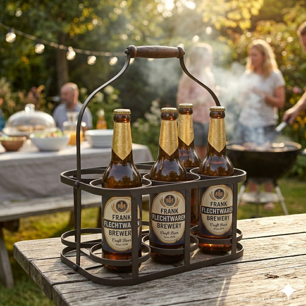 Acheter Panier porte-bouteilles "métal"  dans la boutique en ligne de Frank Flechtwaren