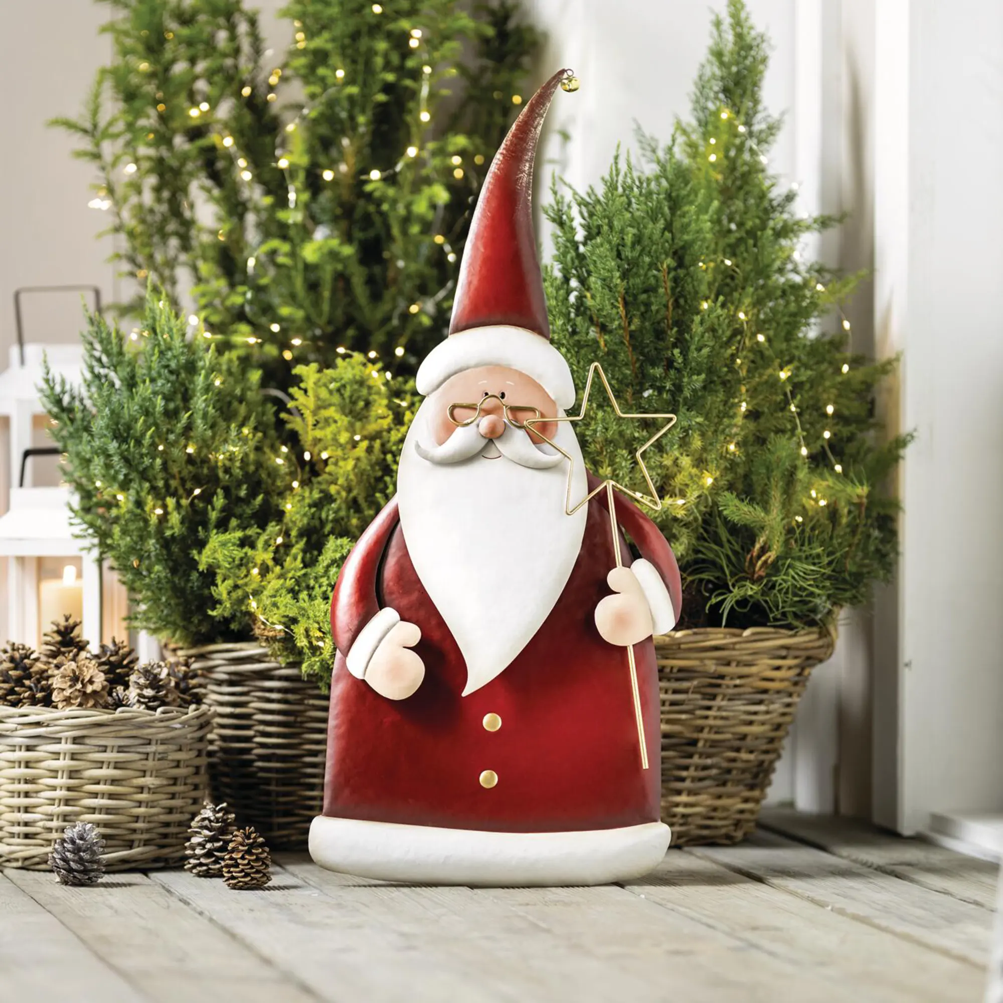 Acheter Figurine de Noël « Santa »  dans la boutique en ligne de Frank Flechtwaren