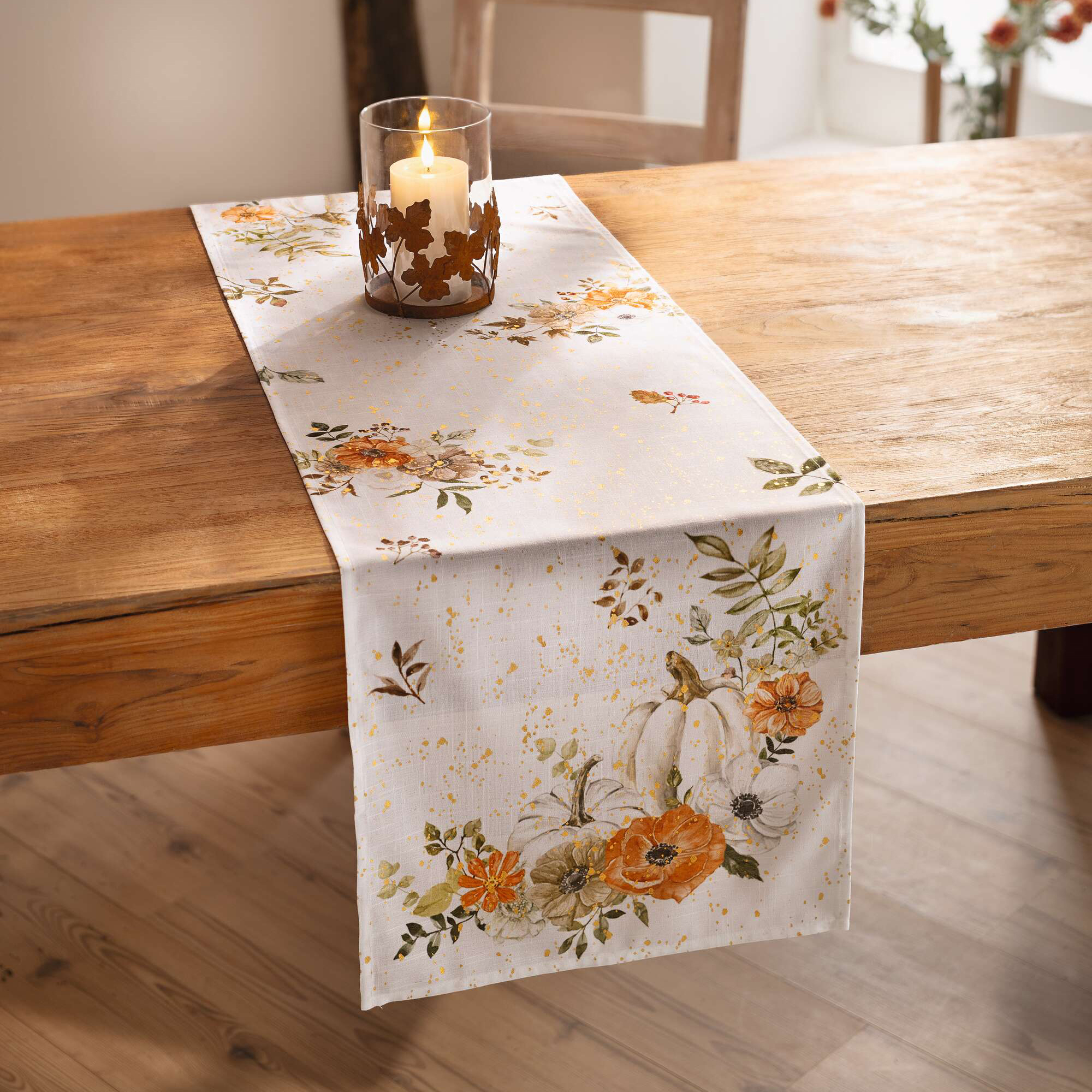 Acheter Chemin de table "citrouilles"  dans la boutique en ligne de Frank Flechtwaren