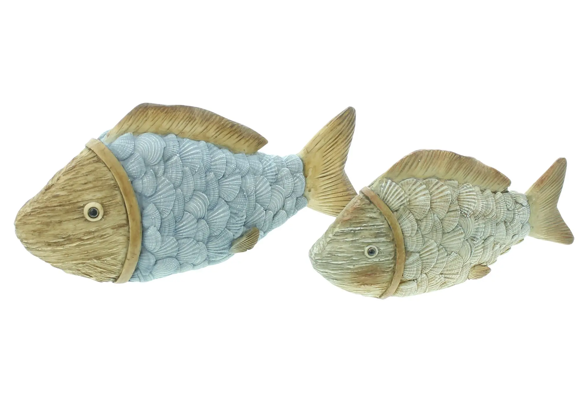Acheter Lot de 2 figurines "poisson"  dans la boutique en ligne de Frank Flechtwaren pour Figurines décoratives