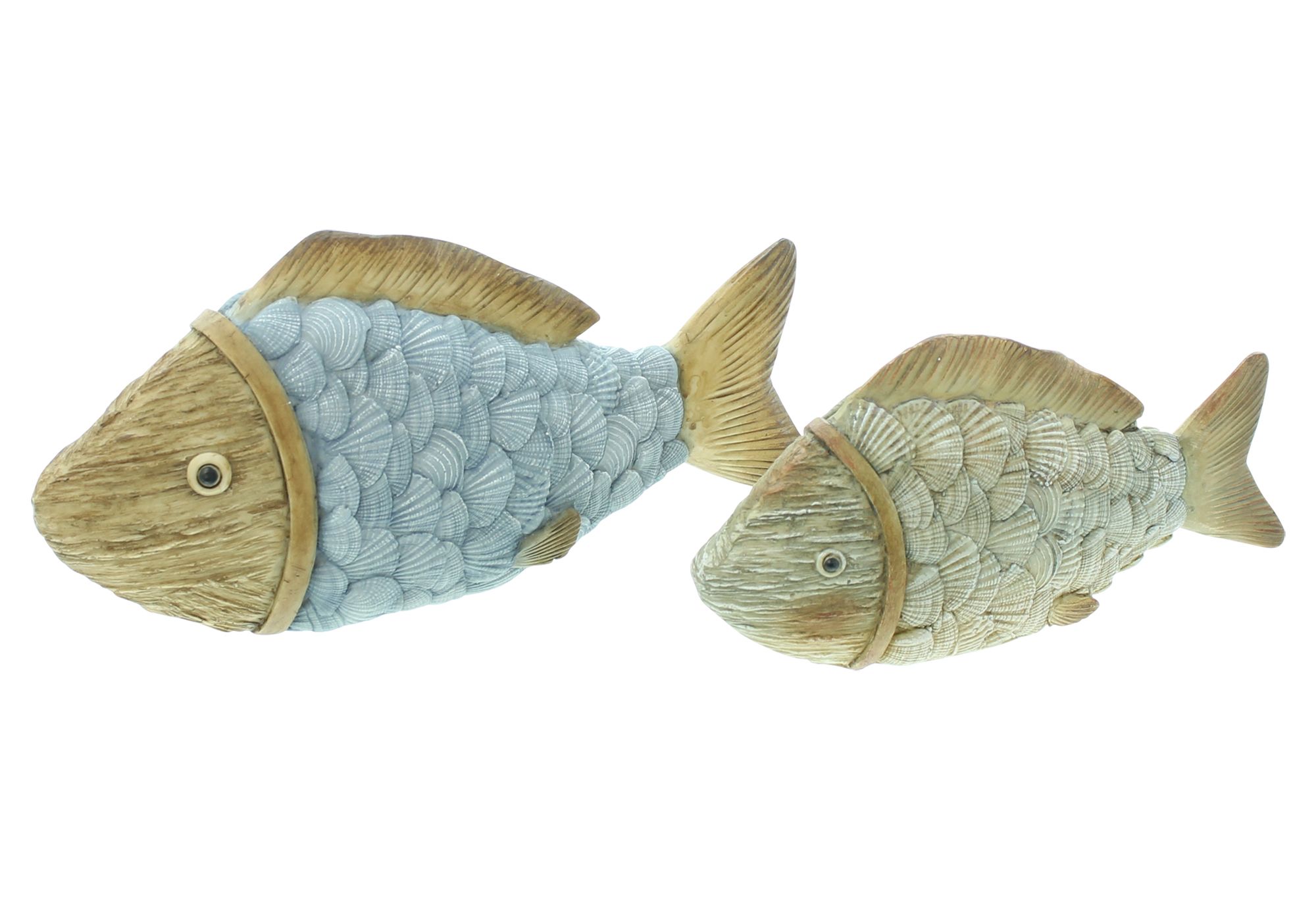 Acheter Lot de 2 figurines "poisson"  dans la boutique en ligne de Frank Flechtwaren pour Figurines décoratives