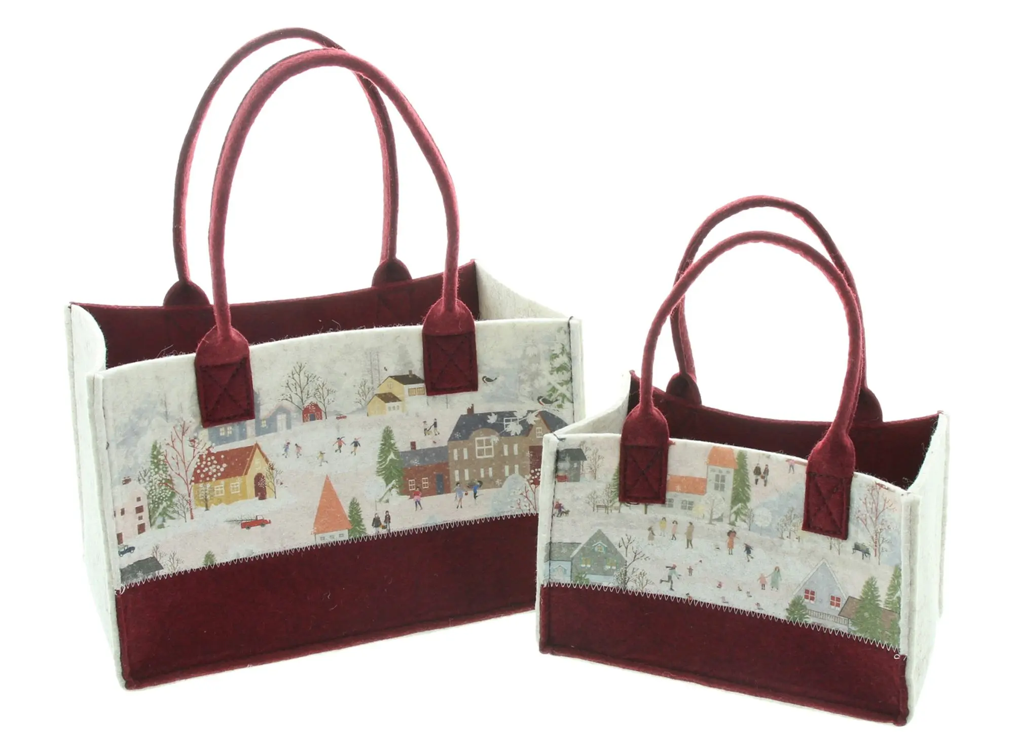 Acheter Sac « Winter Wonderland », lot de 2 dans la boutique en ligne de Frank Flechtwaren pour Sacs et pochettes cadeaux