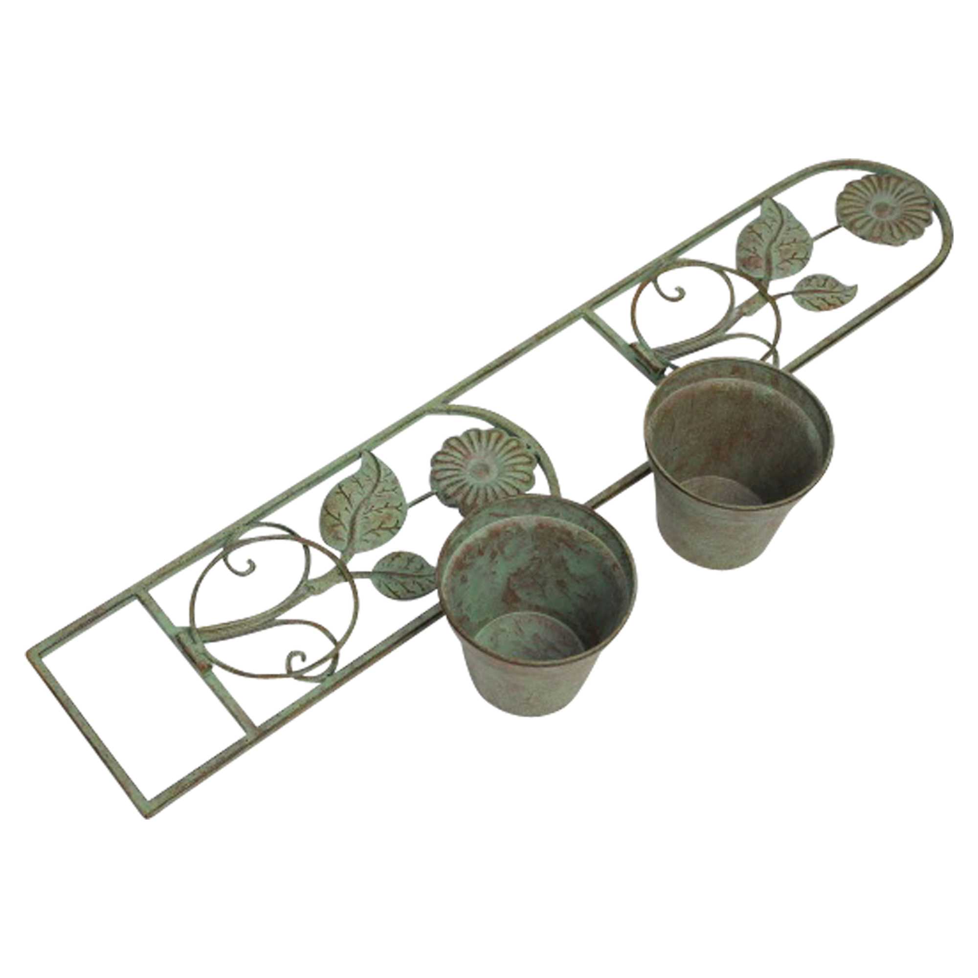 Acheter Jardinière murale "fleurs"  dans la boutique en ligne de Frank Flechtwaren pour Pots de fleurs