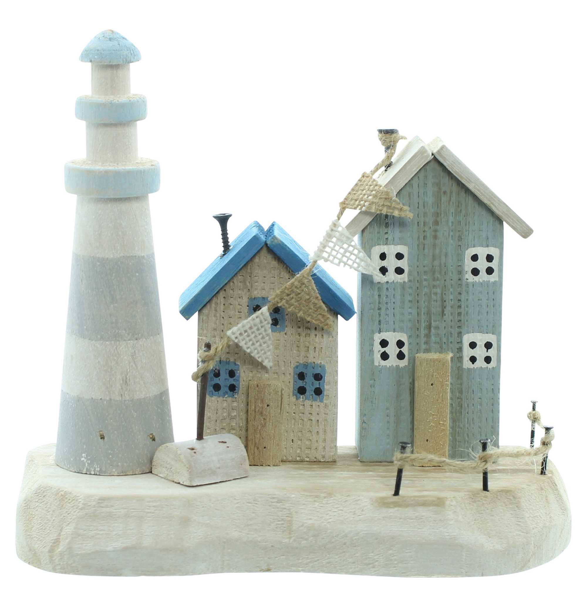 Acheter Décoration en bois "Promenade côtière"  dans la boutique en ligne de Frank Flechtwaren pour Figurines décoratives