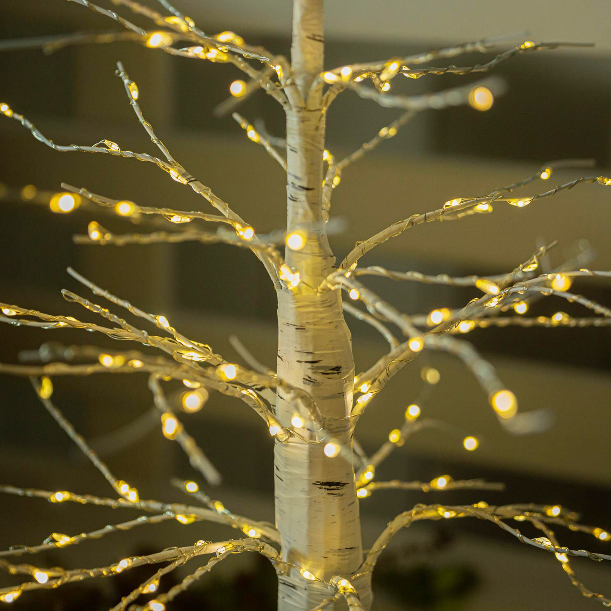 Acheter Petit arbre LED « White Christmas » dans la boutique en ligne de Frank Flechtwaren pour Décoration LED