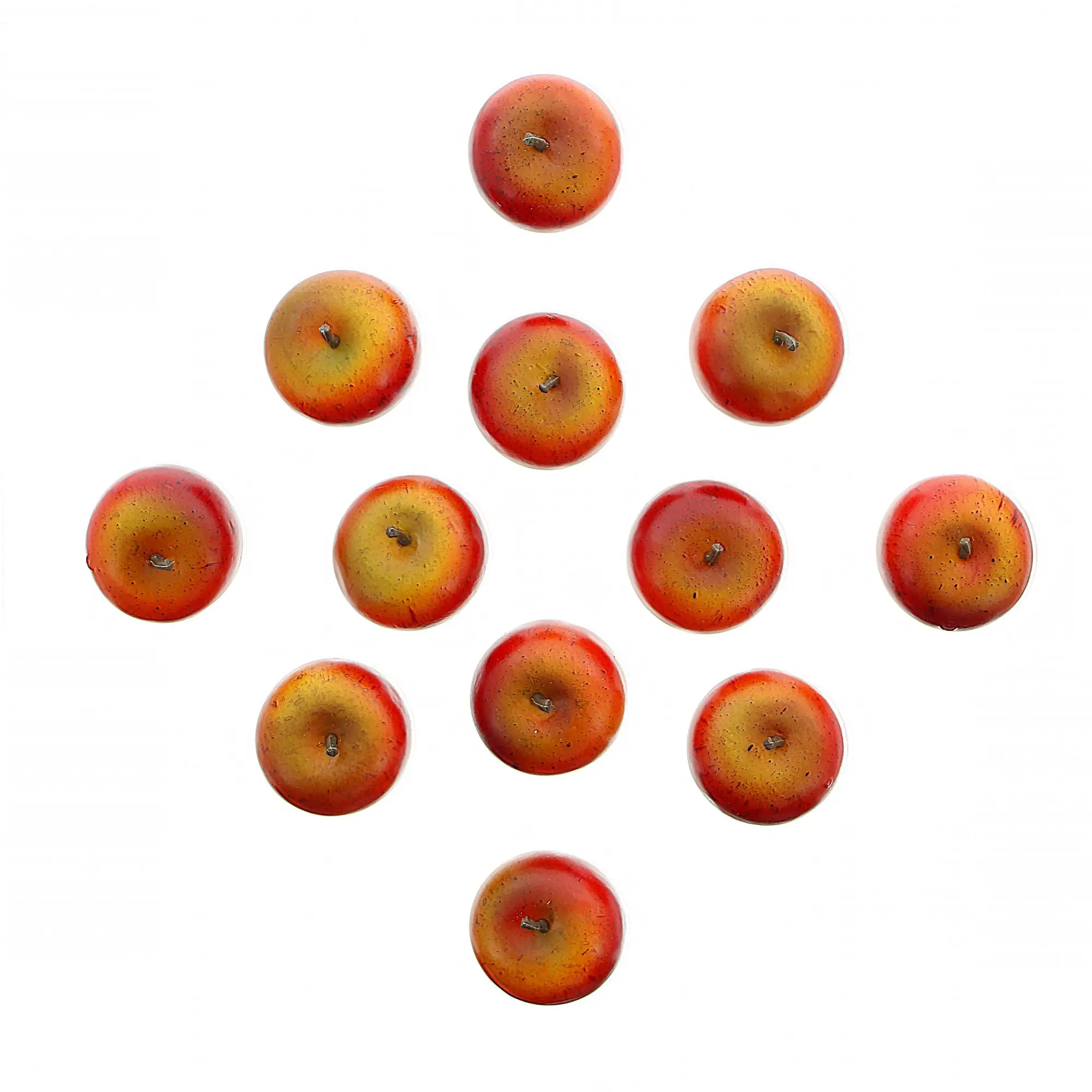 Acheter Lot de 12 pommes "rouge"  dans la boutique en ligne de Frank Flechtwaren pour Confettis de table et pics