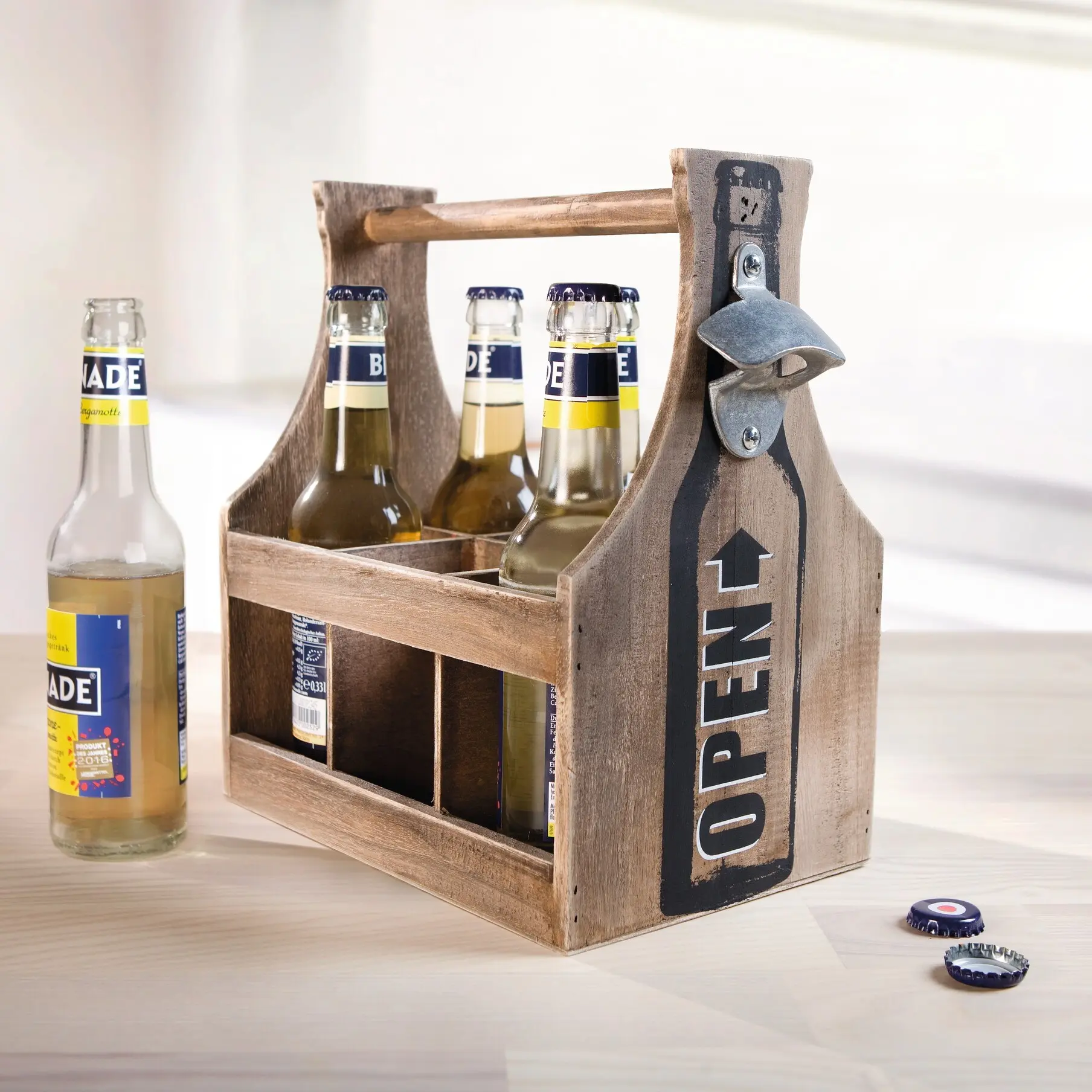Acheter Porte-bouteilles "Opener"  dans la boutique en ligne de Frank Flechtwaren