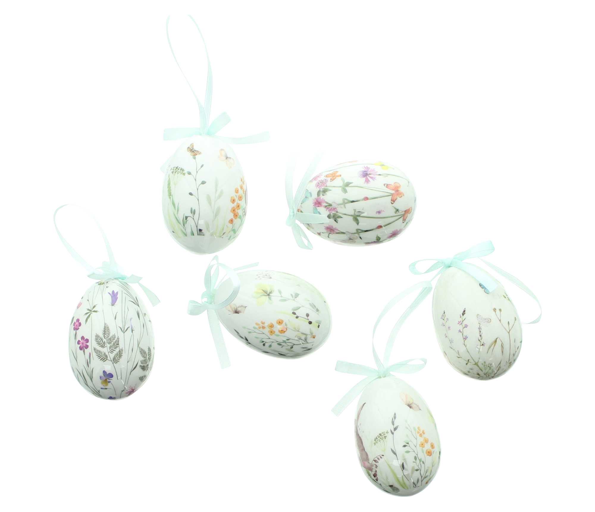 Acheter Lot de 6 oeufs de décoration "prairie de Pâques"  dans la boutique en ligne de Frank Flechtwaren pour Oeufs Pâques
