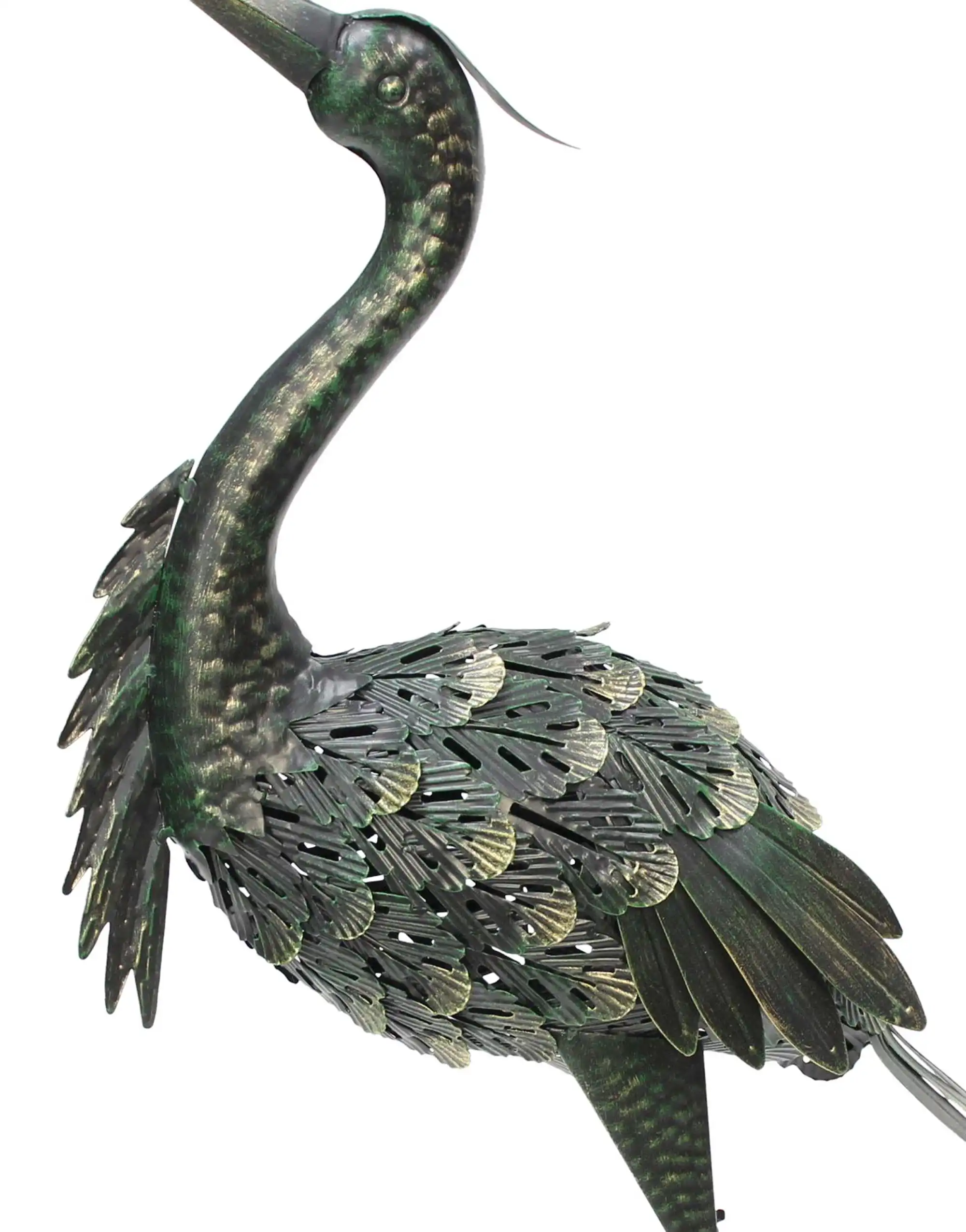 Acheter Oiseau métallique "héron"  dans la boutique en ligne de Frank Flechtwaren pour Figurines de jardin