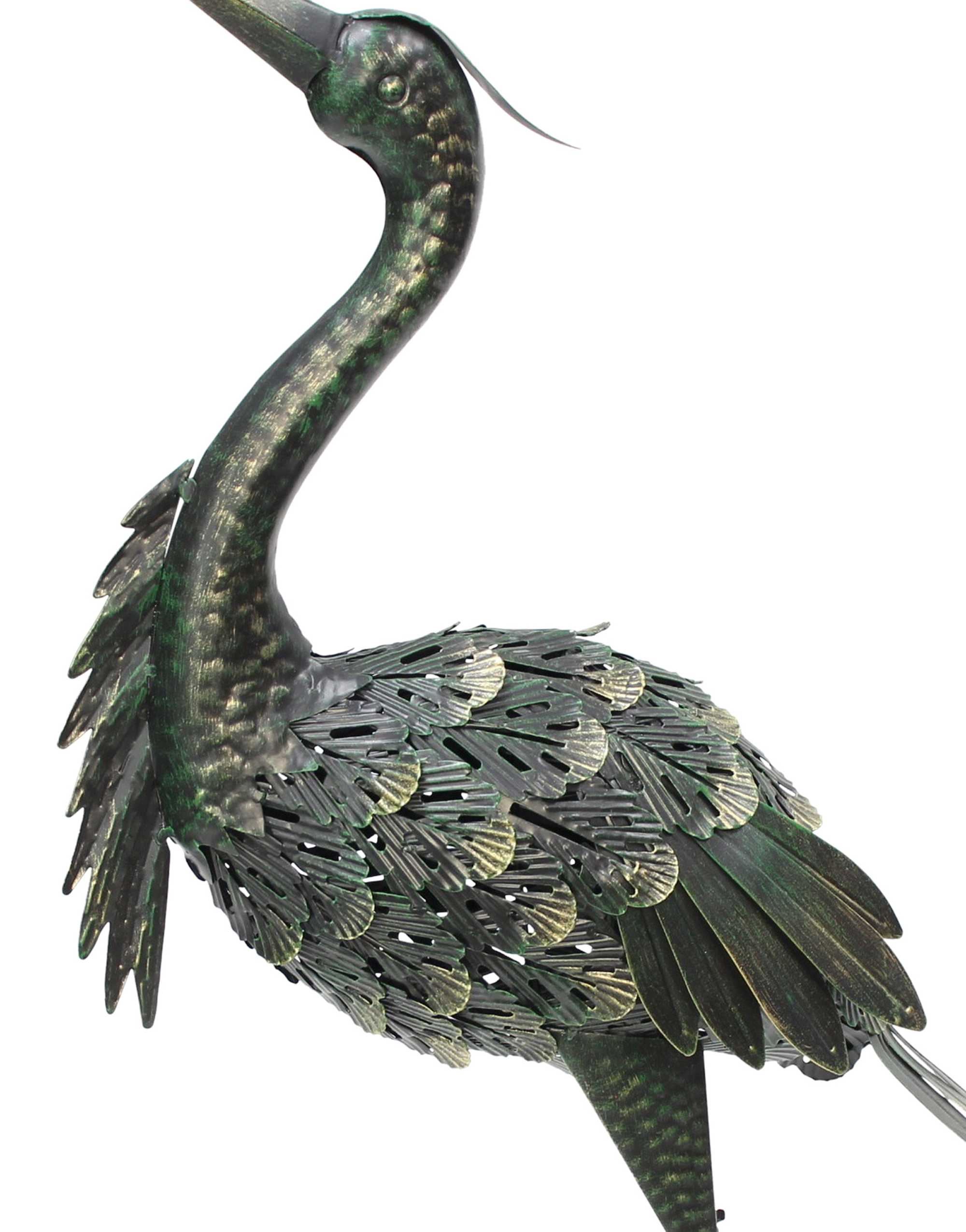 Acheter Oiseau métallique "héron"  dans la boutique en ligne de Frank Flechtwaren pour Figurines de jardin