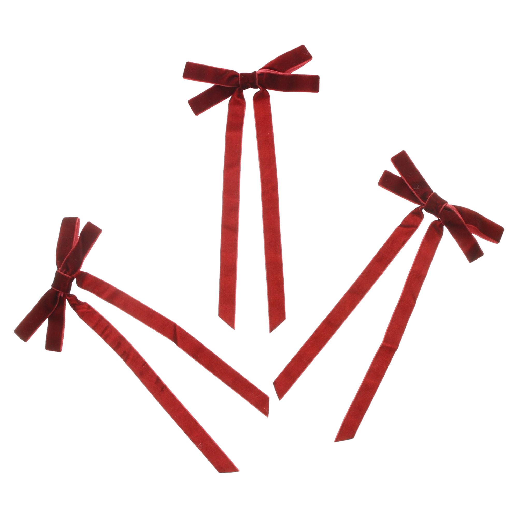 Acheter Clip à nœud « Deep Red », lot de 12 dans la boutique en ligne de Frank Flechtwaren pour Accessoires