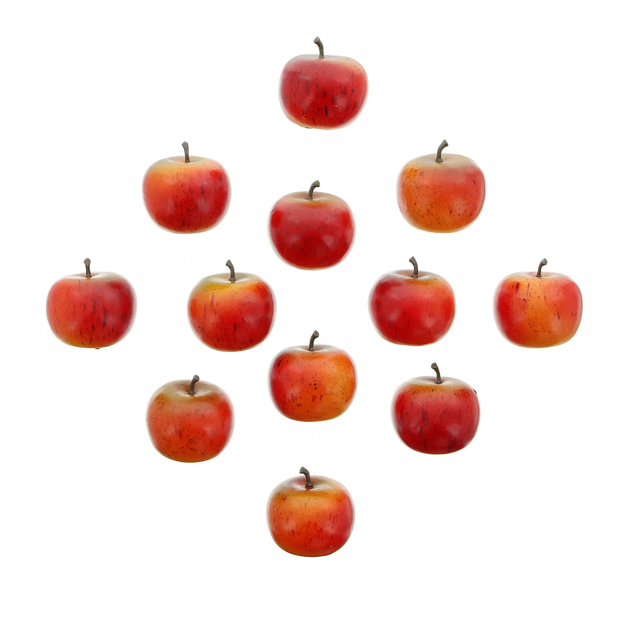 Acheter Lot de 12 pommes "rouge"  dans la boutique en ligne de Frank Flechtwaren pour Confettis de table et pics