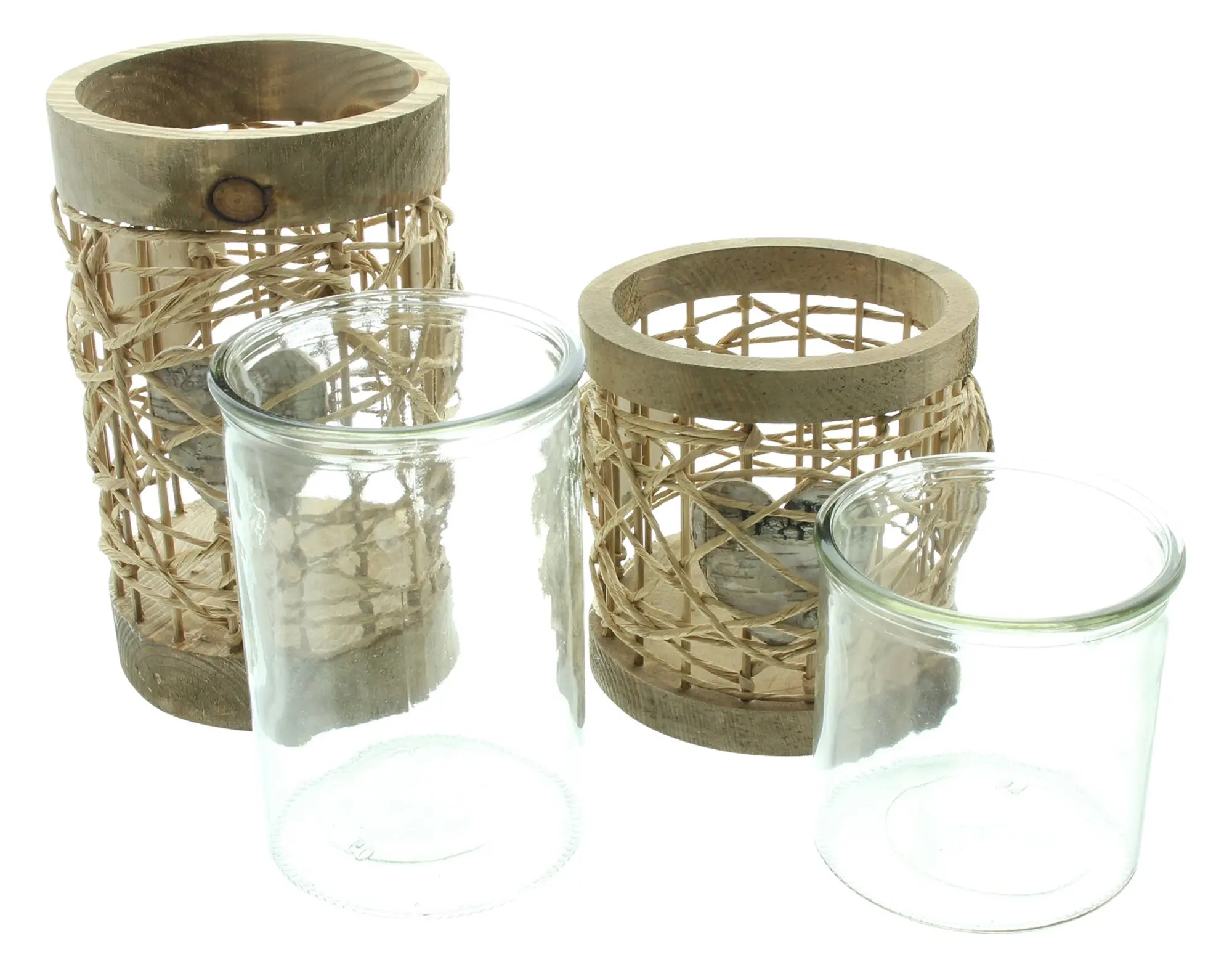 Acheter Lot de 2 lumignons "cœur entrelacé"  dans la boutique en ligne de Frank Flechtwaren pour Pâques