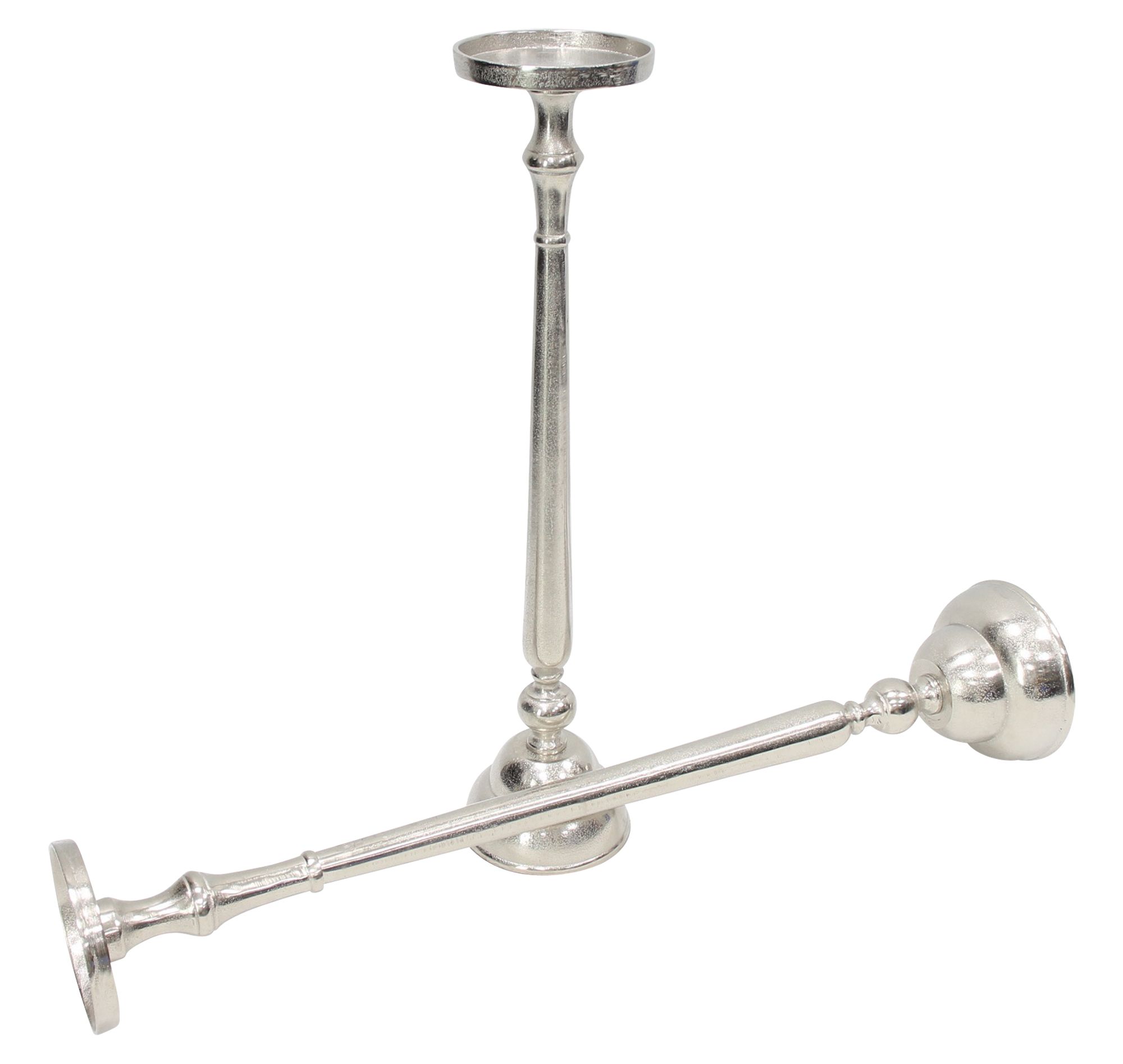 Acheter Bougeoirs « Argentum », lot de 2 dans la boutique en ligne de Frank Flechtwaren pour Chalet