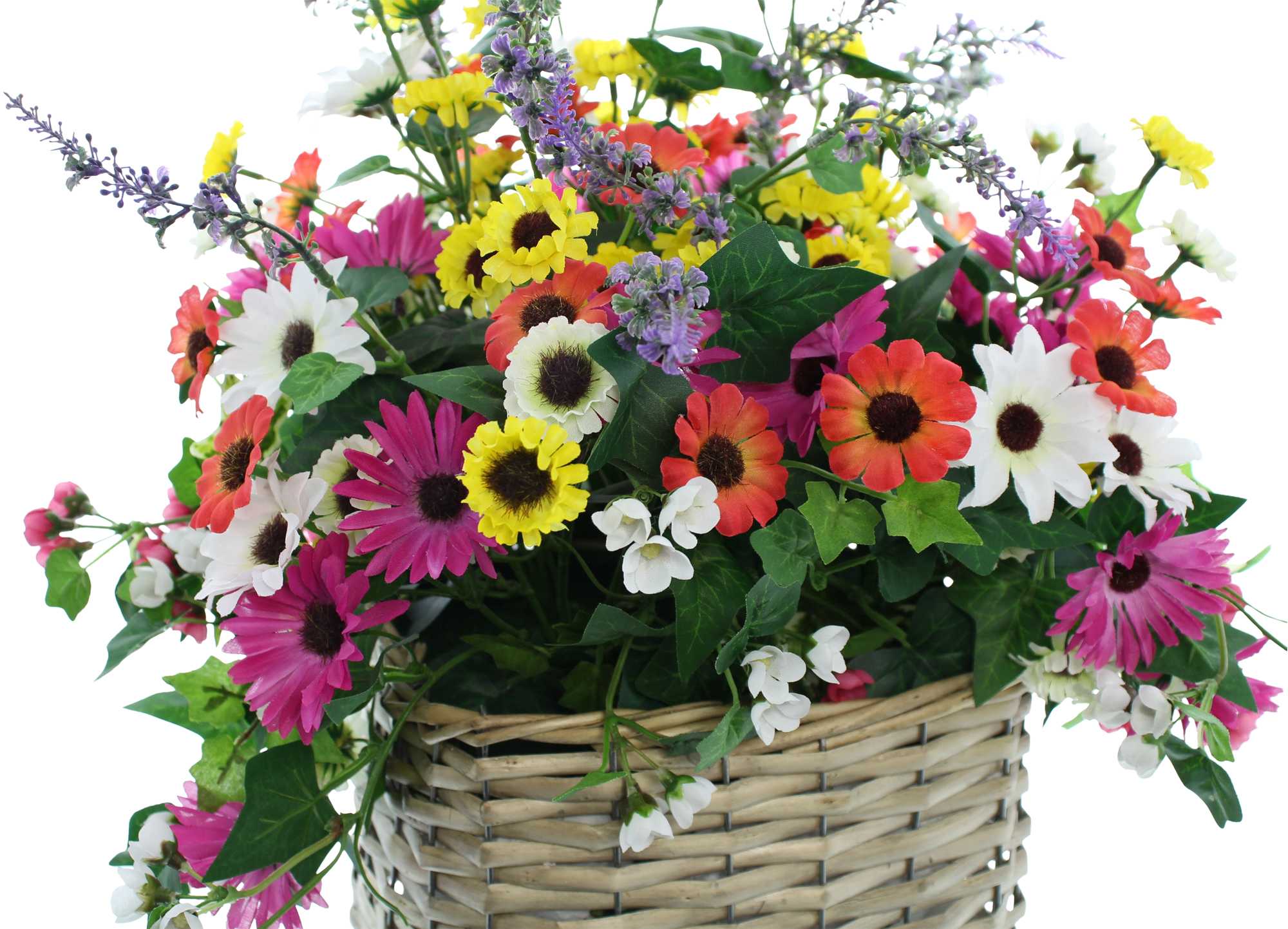 Acheter Composition florale "splendeur de couleurs"  dans la boutique en ligne de Frank Flechtwaren pour Plantes artificielles