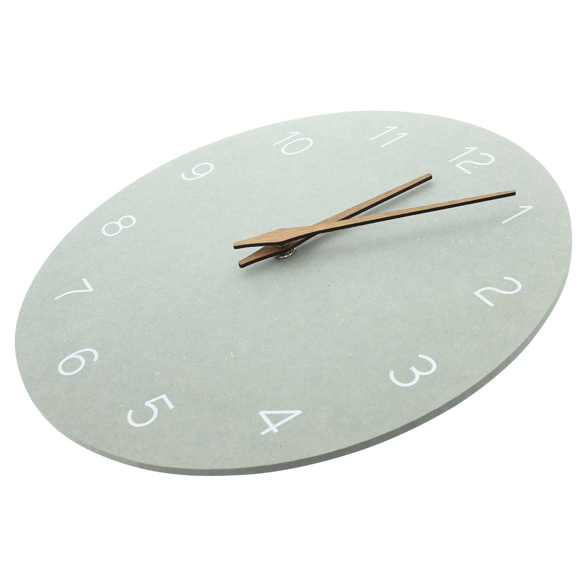 Acheter Horloge murale "gris"  dans la boutique en ligne de Frank Flechtwaren pour Horloges