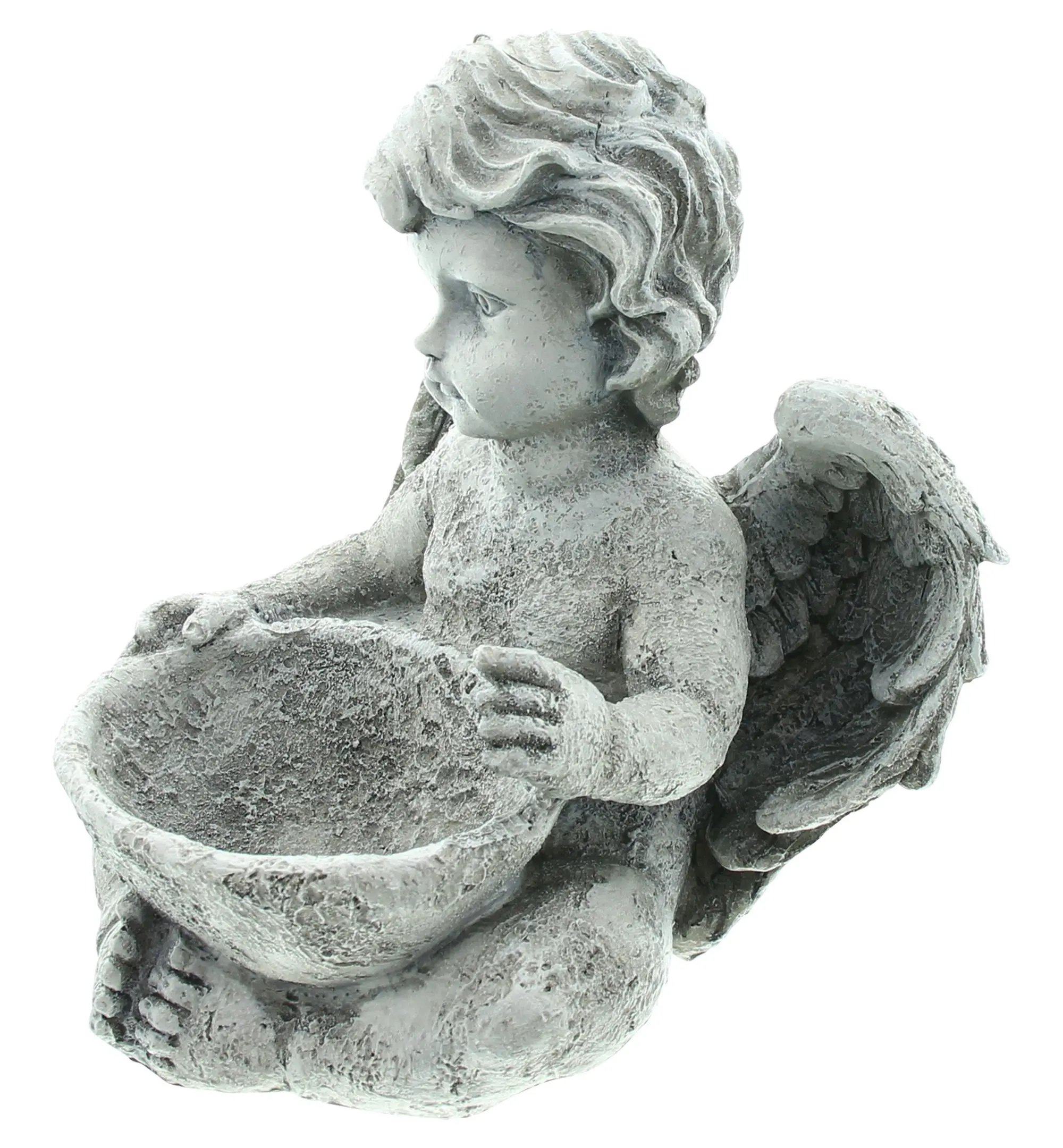 Acheter Ange "abreuvoir à oiseaux"  dans la boutique en ligne de Frank Flechtwaren pour Figurines de jardin