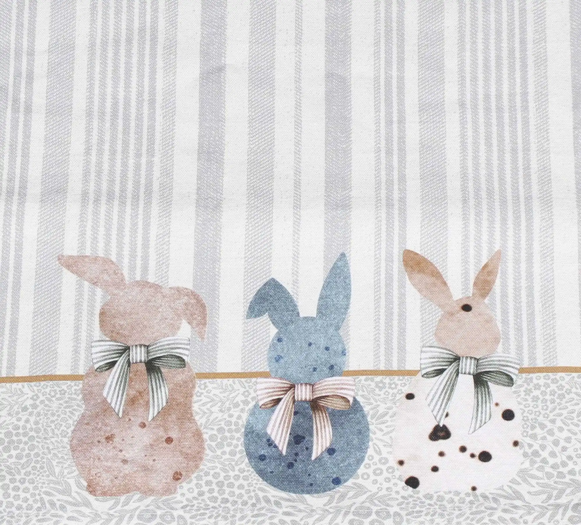 Acheter Chemin de table "trio de lapins"  dans la boutique en ligne de Frank Flechtwaren pour Pâques