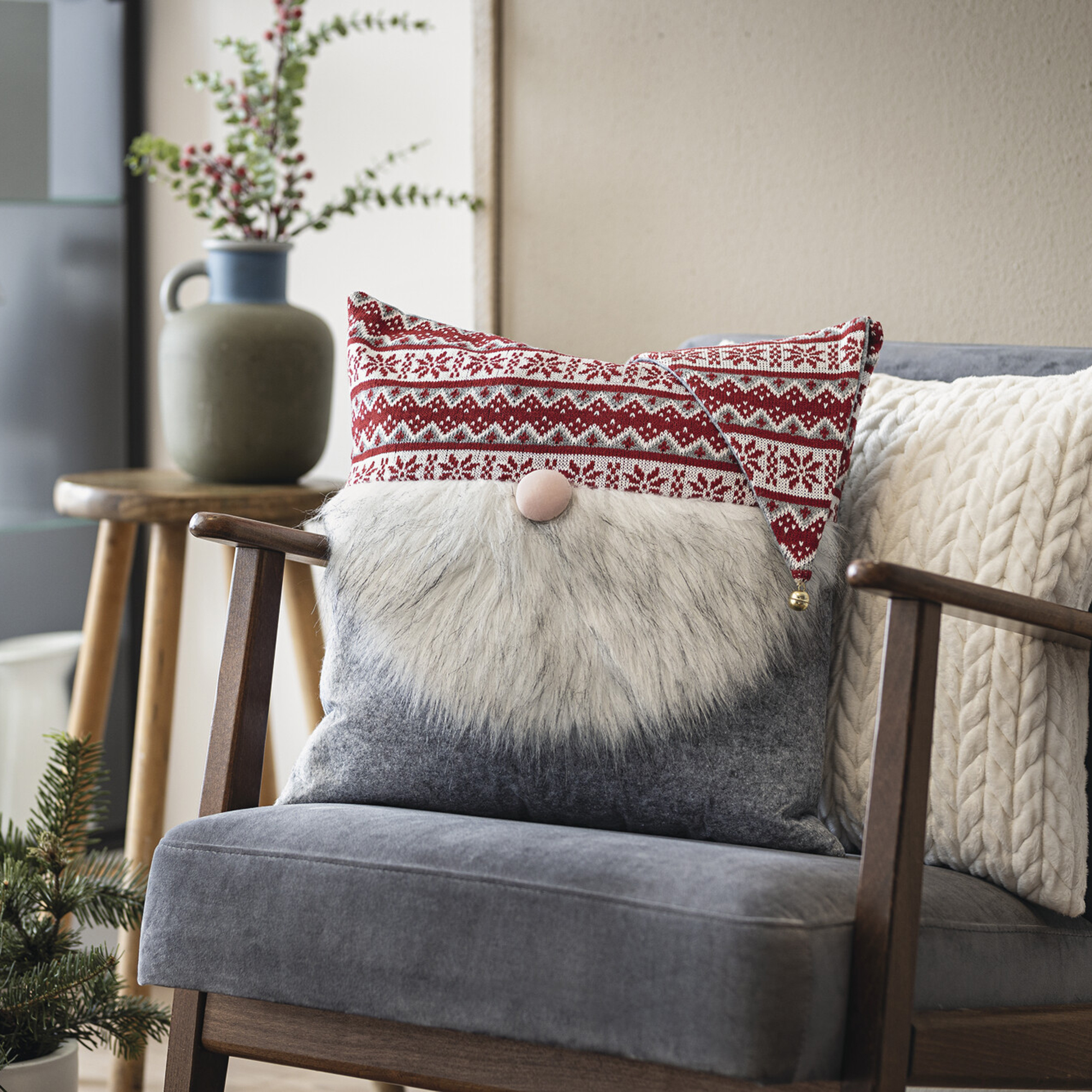 Acheter Housse de coussin "lutin de Noël"  dans la boutique en ligne de Frank Flechtwaren pour Coussins &amp; remplissages