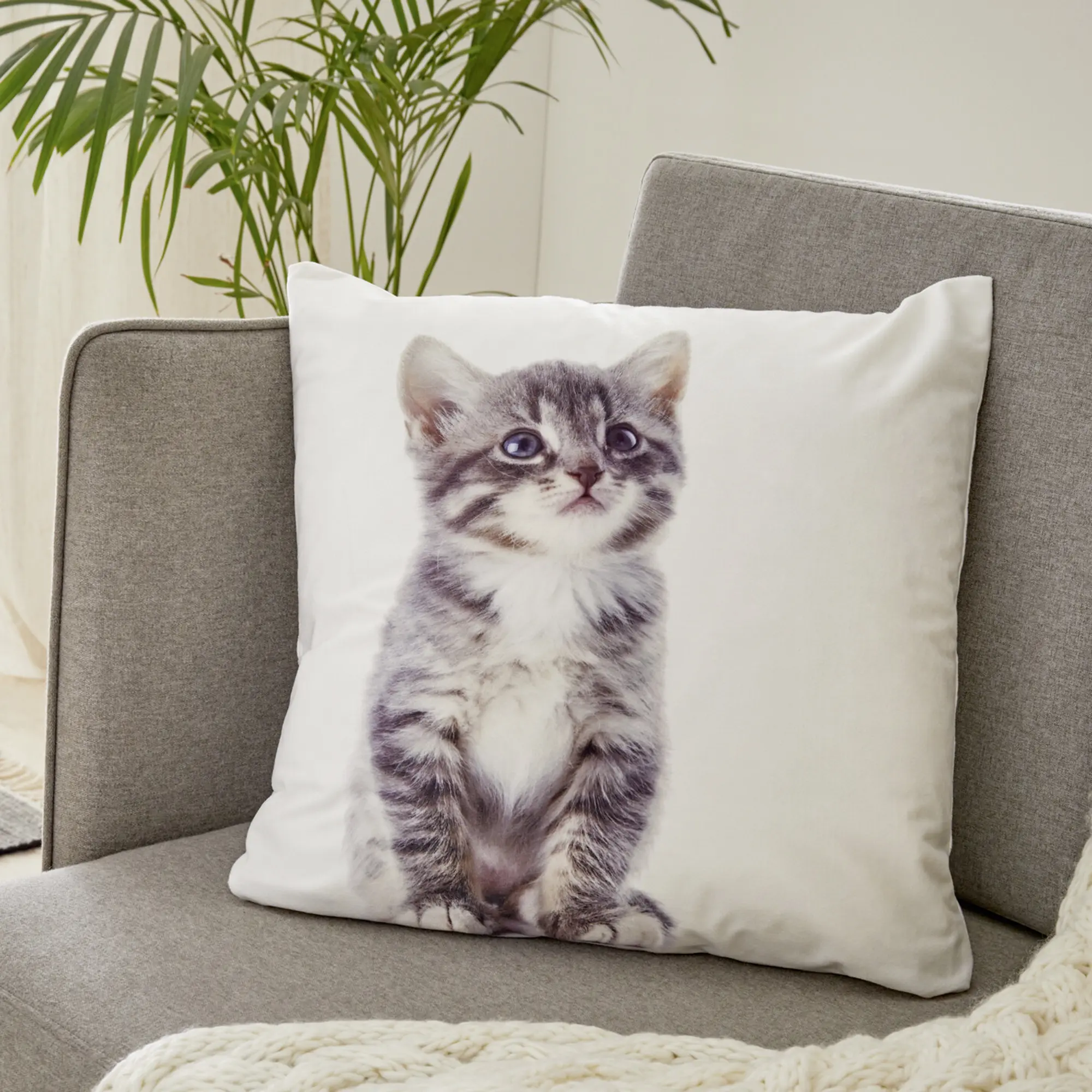 Acheter Housse de coussin "Kitty"  dans la boutique en ligne de Frank Flechtwaren